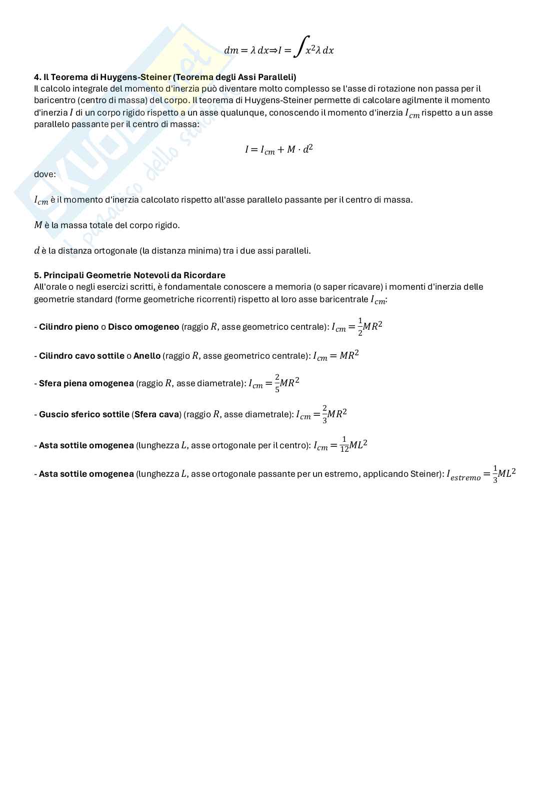 Fisica I - Domande e risposte per l'orale Pag. 46