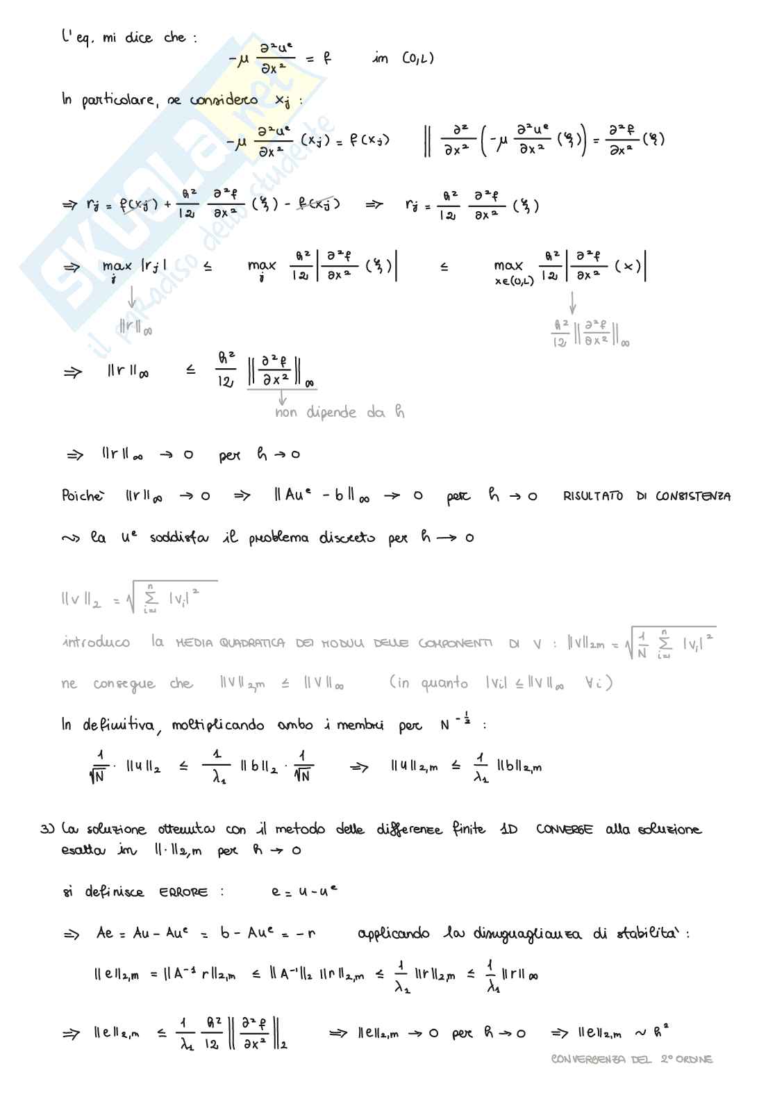 Appunti lezioni di Metodi e modelli numerici   Pag. 16