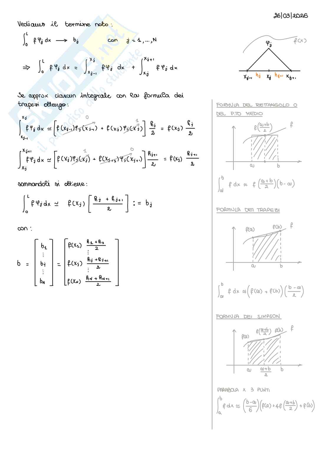 Appunti lezioni di Metodi e modelli numerici   Pag. 26