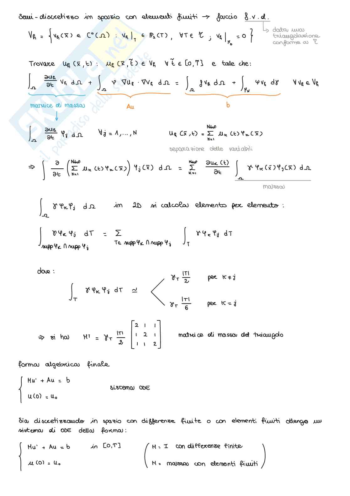 Appunti lezioni di Metodi e modelli numerici   Pag. 61