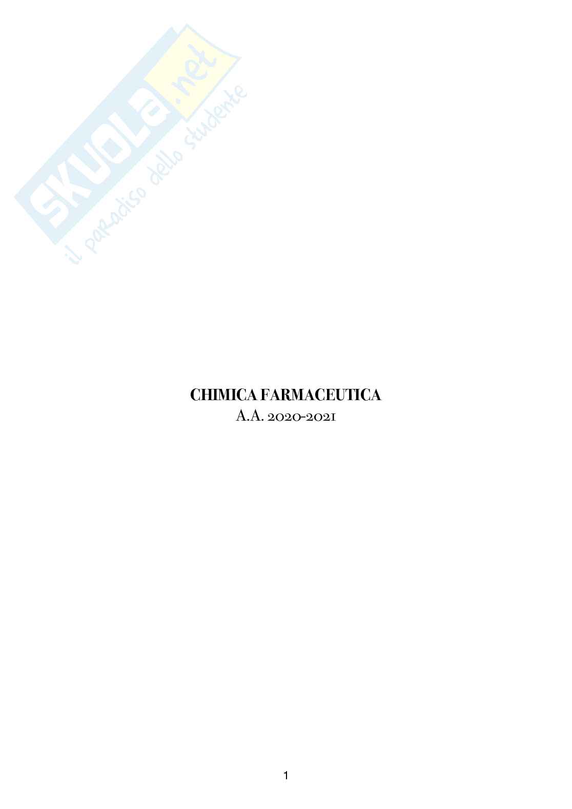 Chimica farmaceutica Pag. 1