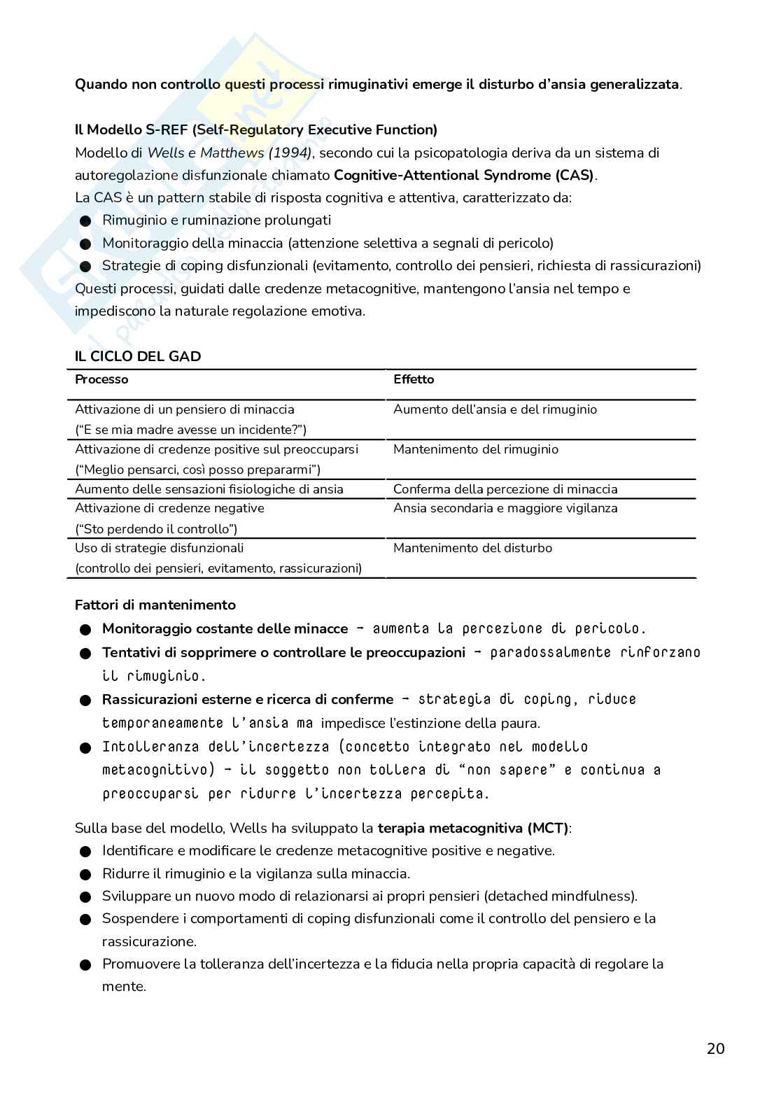 Appunti di Psicologia clinica Pag. 21