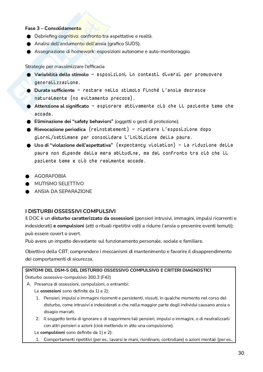 Appunti di Psicologia clinica Pag. 31