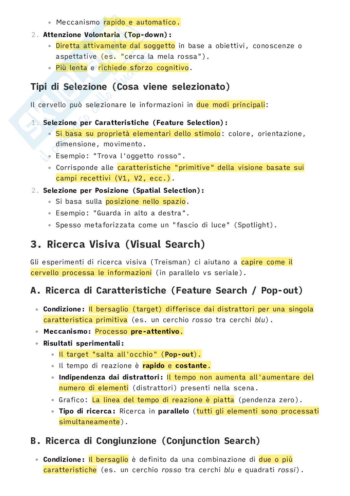 Psicologia della percezione - Attenzione Pag. 2