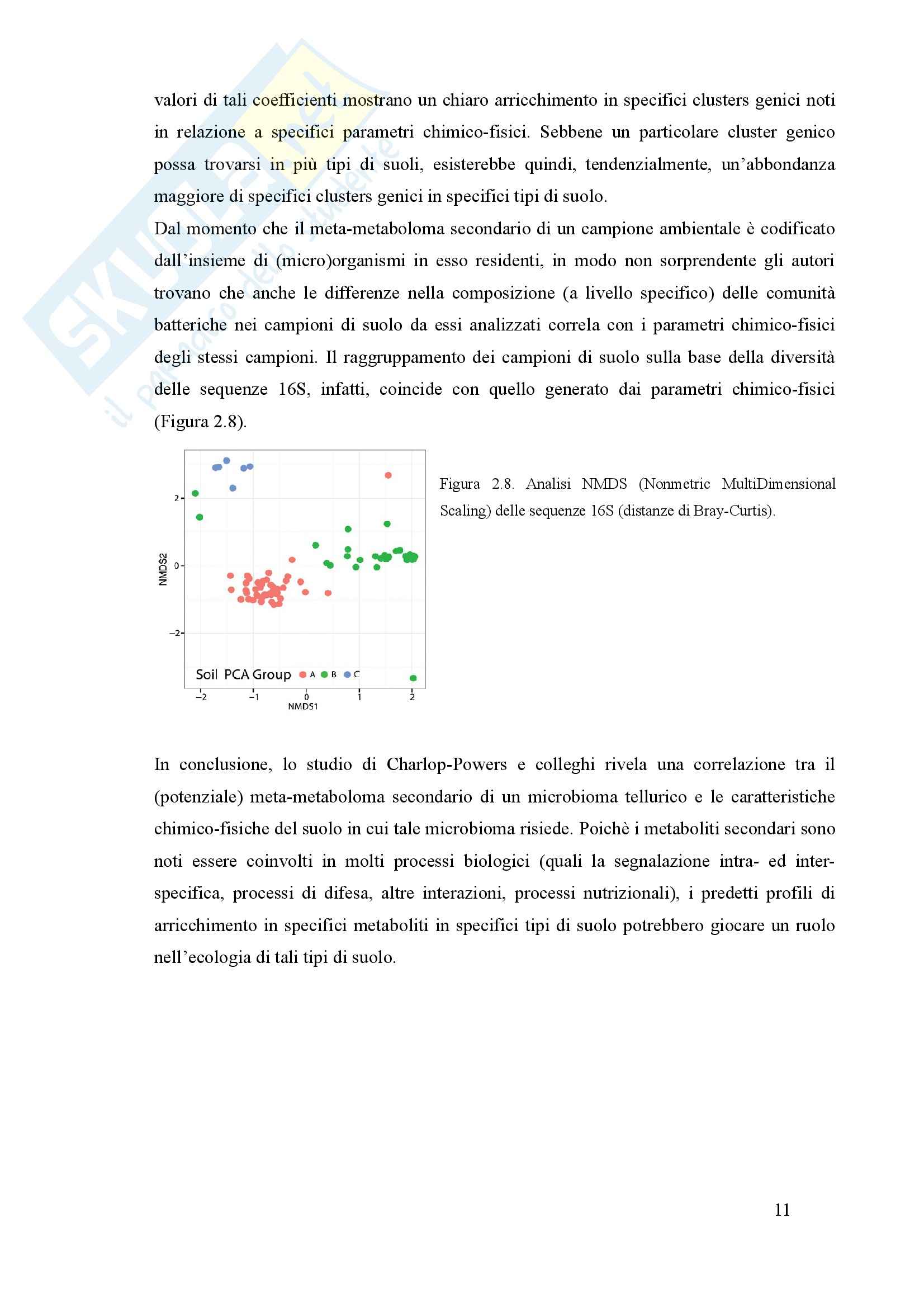 Le tecniche meta omiche per lo studio delle comunità microbiche del suolo, Tesi Pag. 11