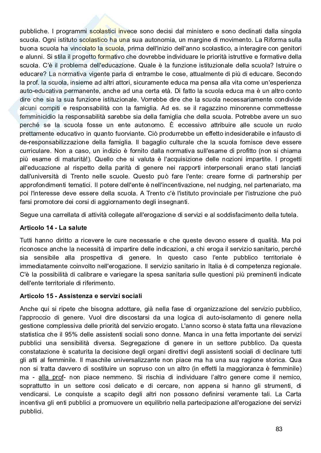 Appunti lezioni Diritto e genere  Pag. 26