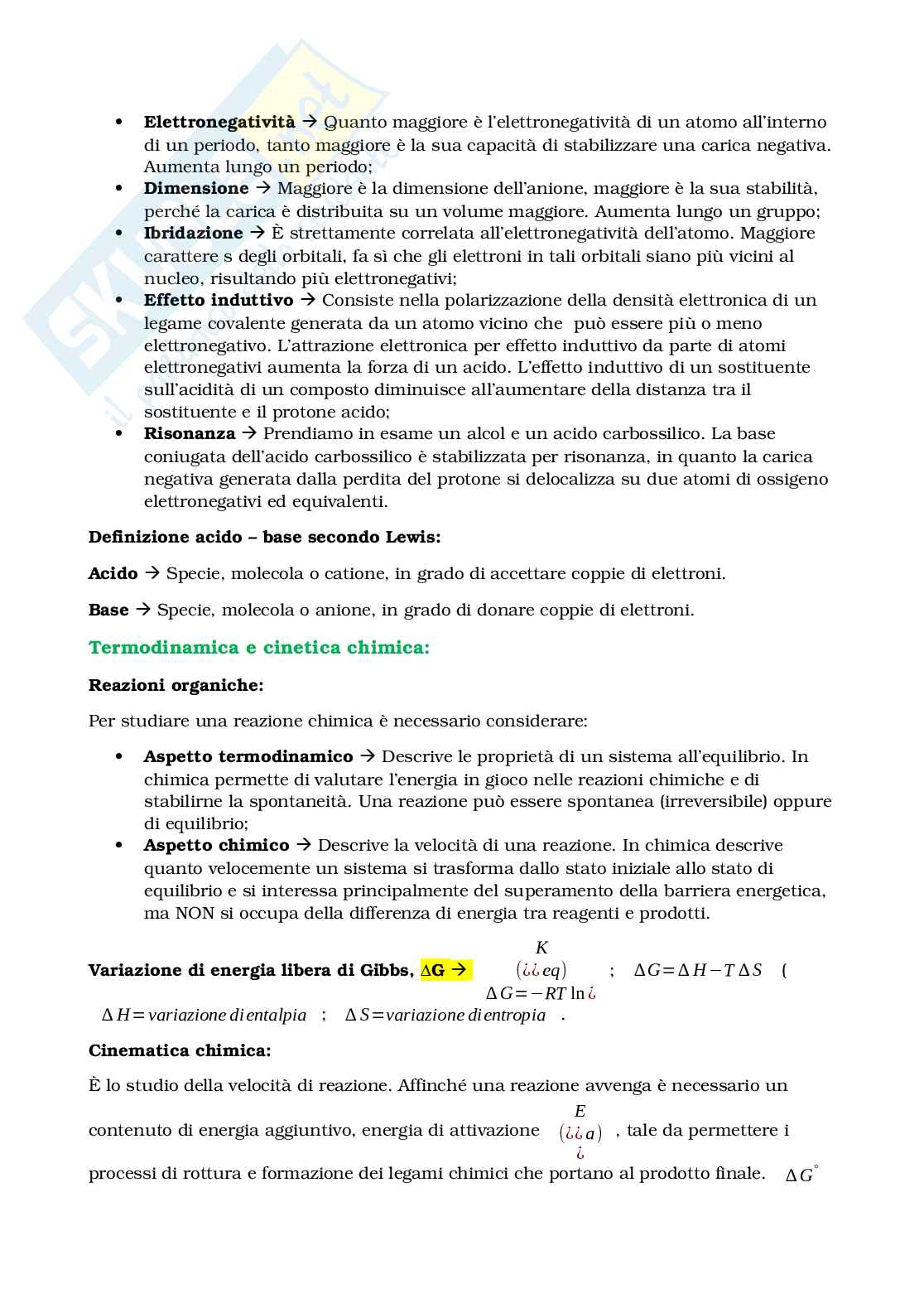Appunti Chimica organica Pag. 6