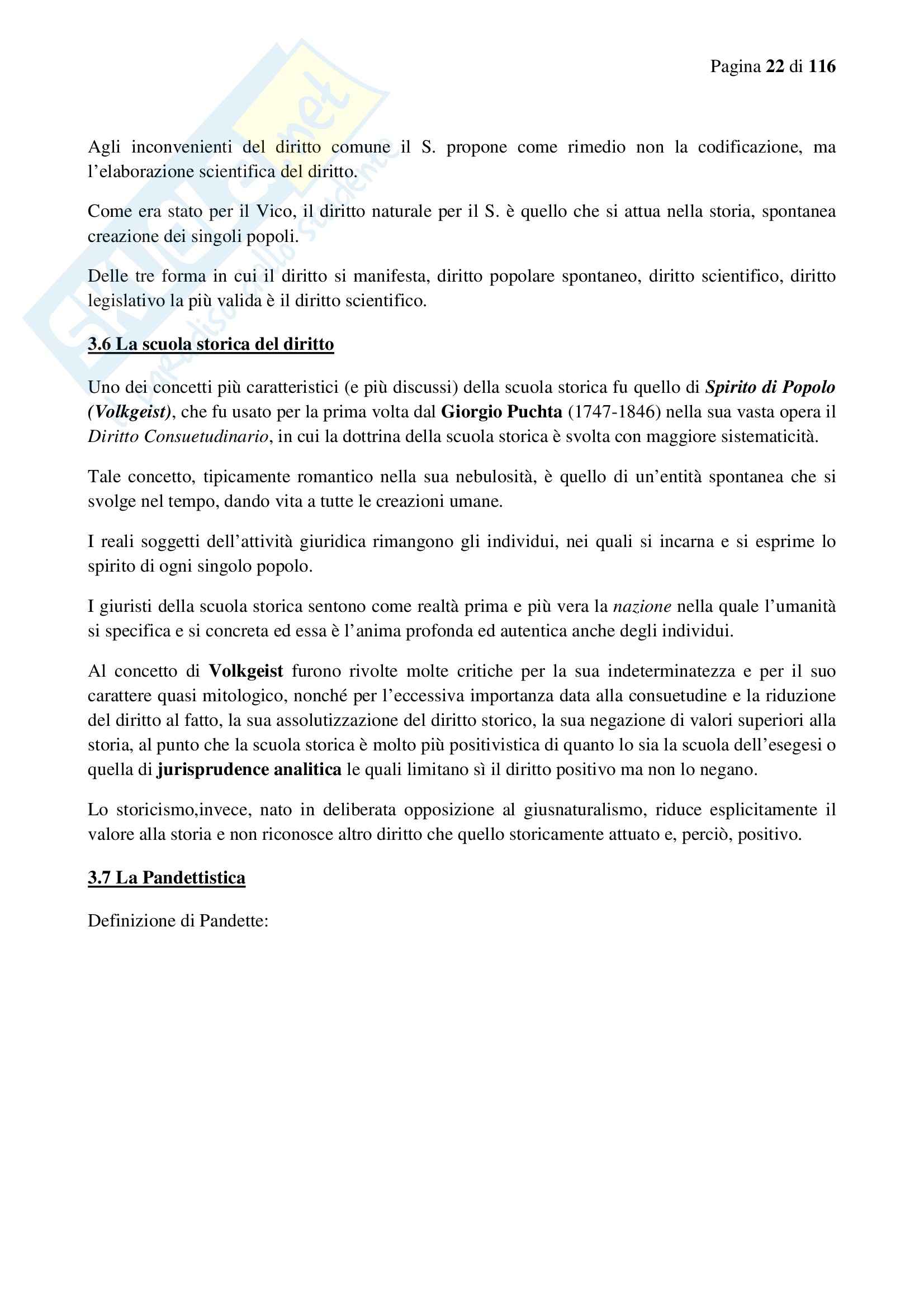 Riassunto esame Filosofia del Diritto, prof. Moroni, libro consigliato Filosofia del Diritto, Fassò Pag. 21