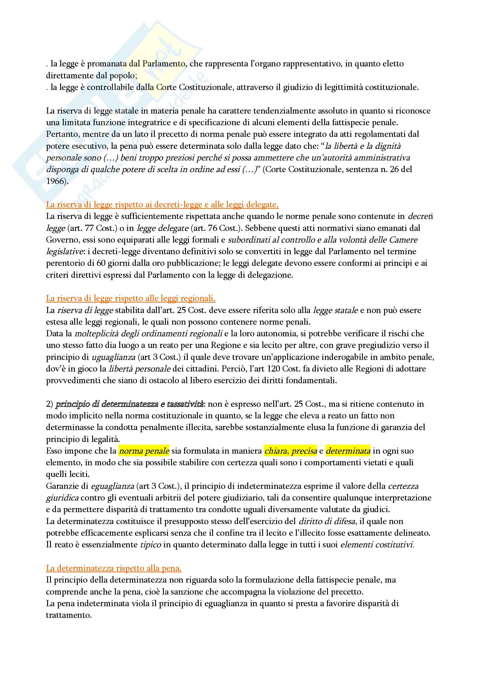 Riassunto esame Diritto, prof. Campus, libro consigliato Diritto penale per operatori sociali, Flora Pag. 2