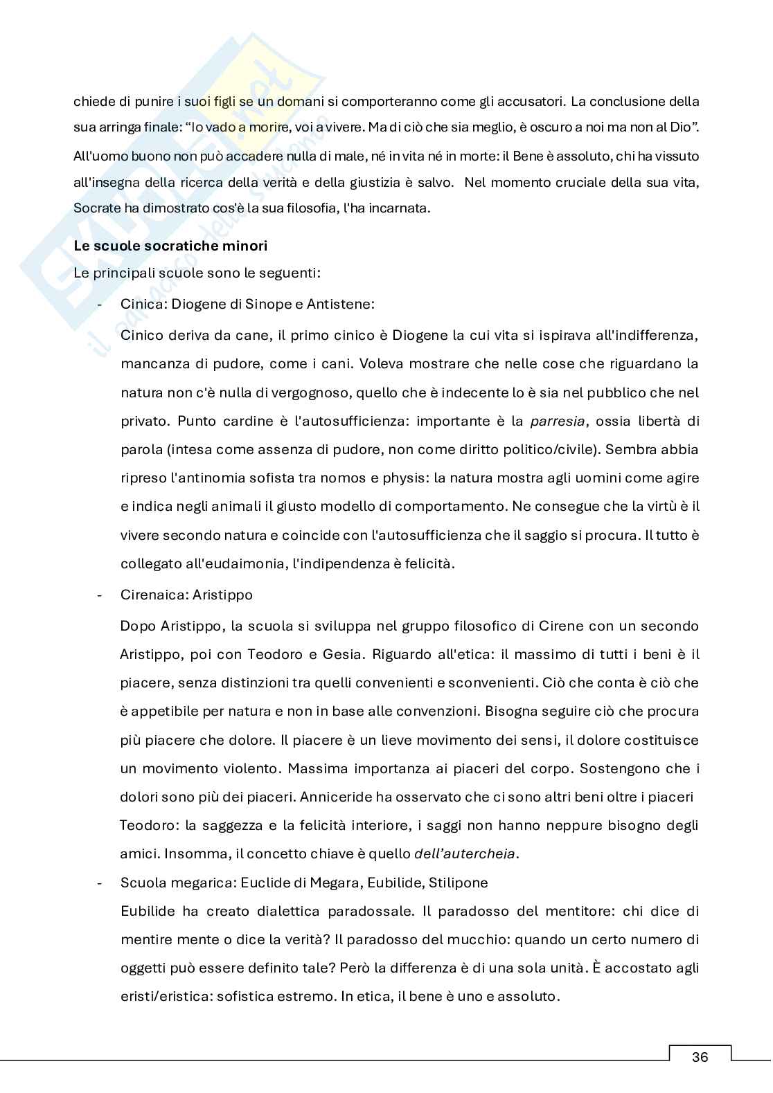 Appunti storia della filosofia antica (b)   Pag. 36
