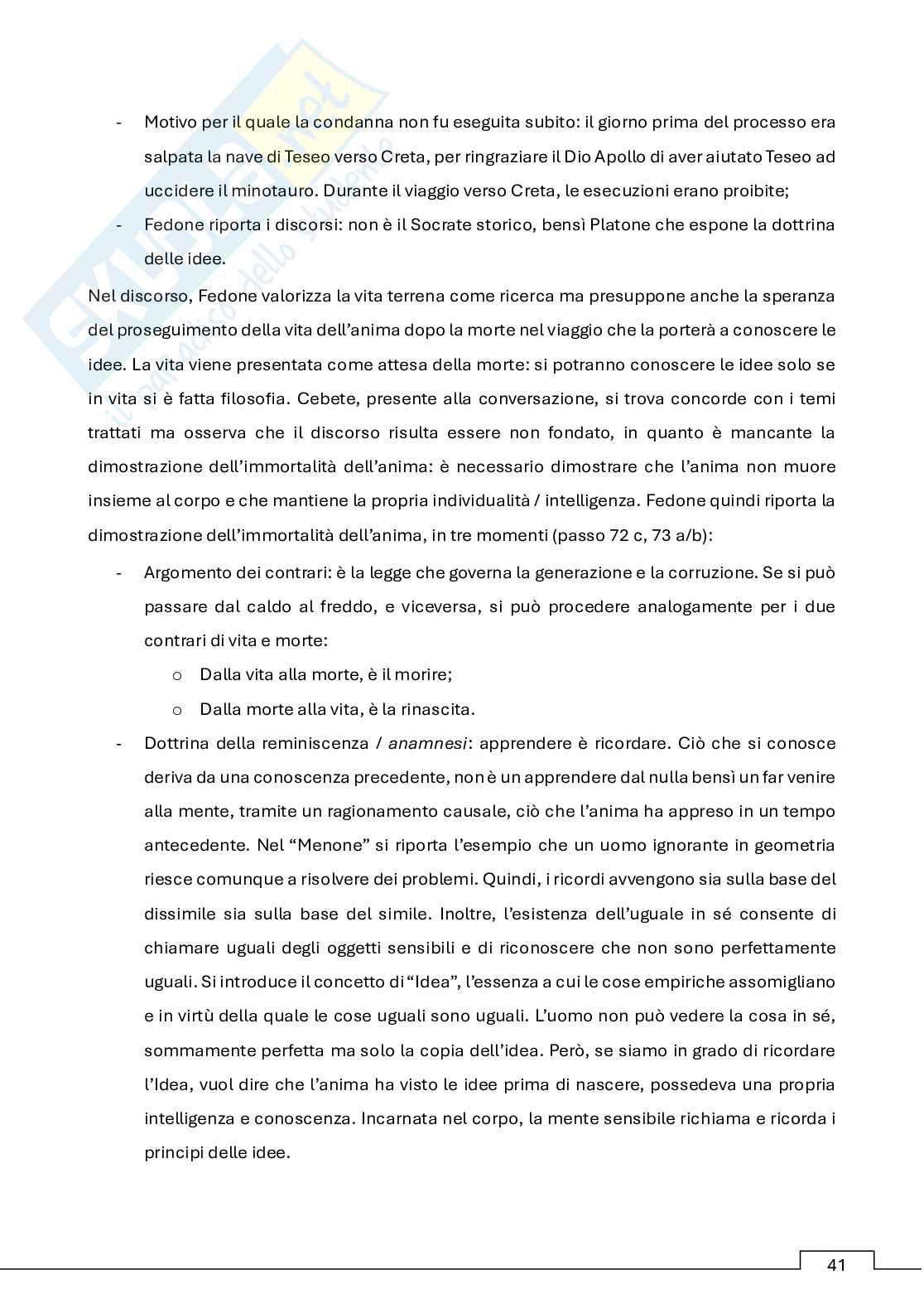 Appunti storia della filosofia antica (b)   Pag. 41