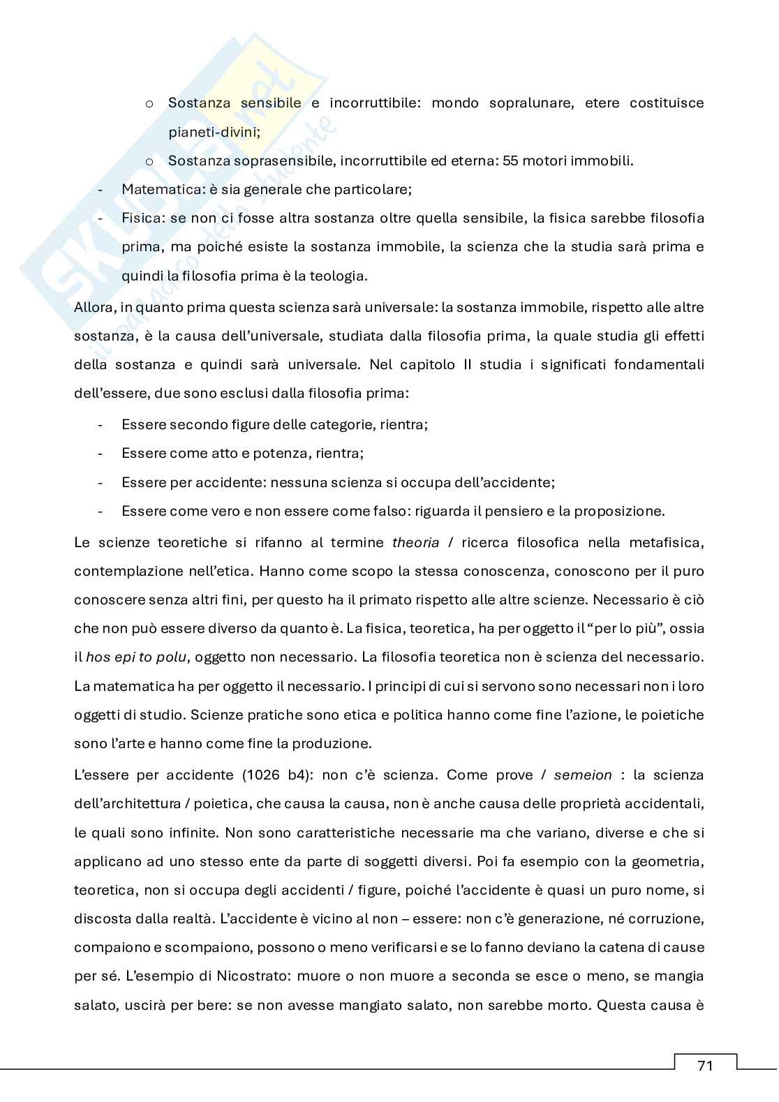 Appunti storia della filosofia antica (b)   Pag. 71