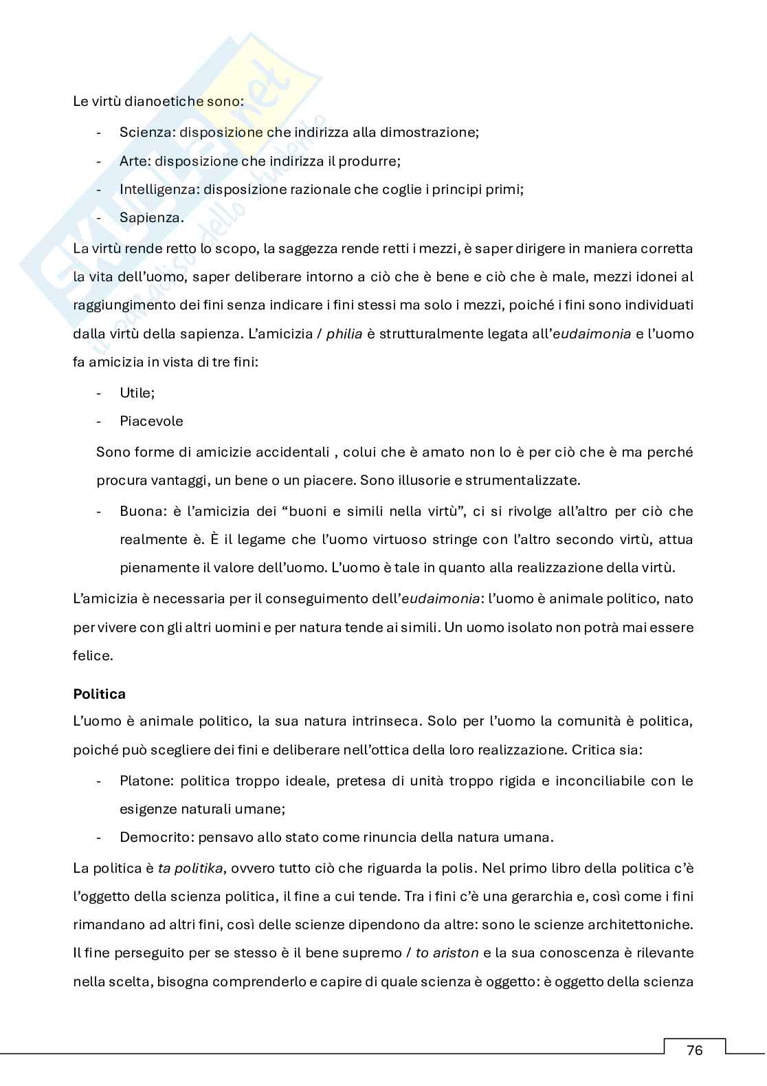 Appunti storia della filosofia antica (b)   Pag. 76