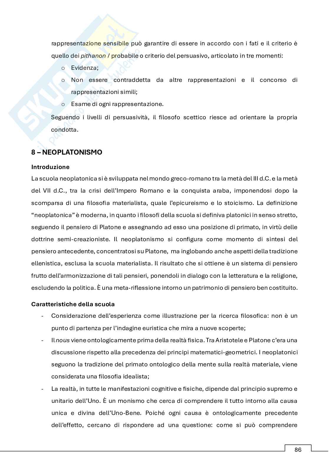 Appunti storia della filosofia antica (b)   Pag. 86