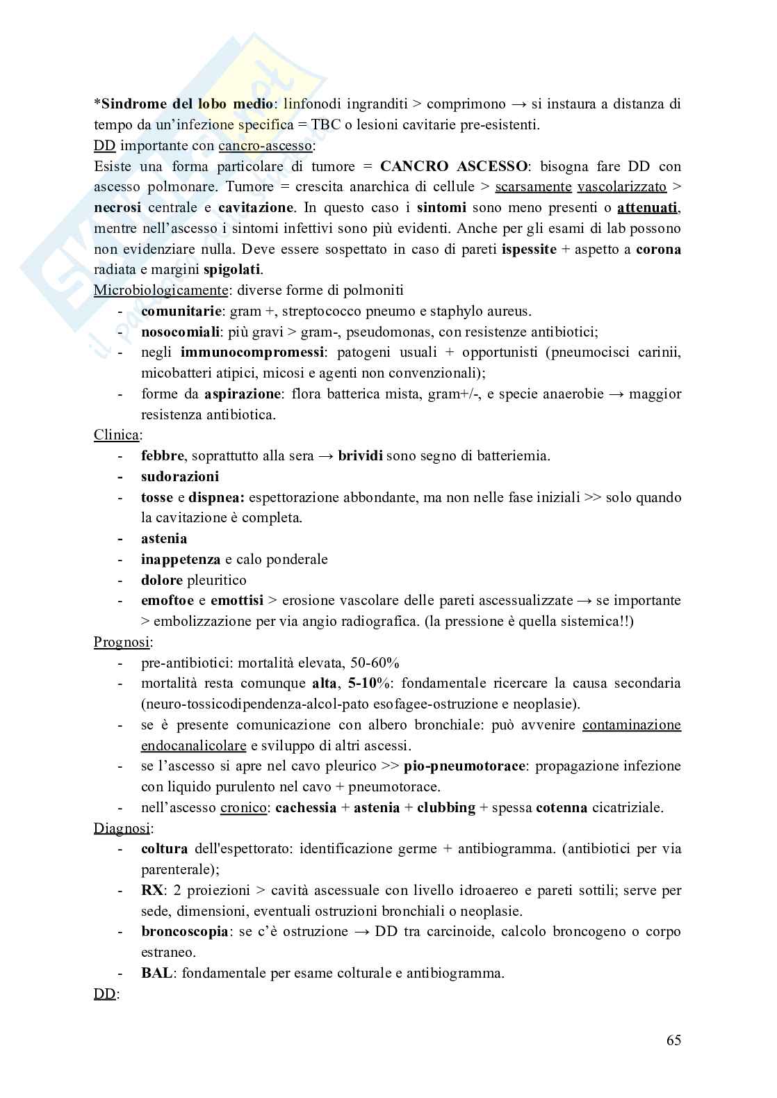 Clinica e patologia del torace - Schemi Pag. 66