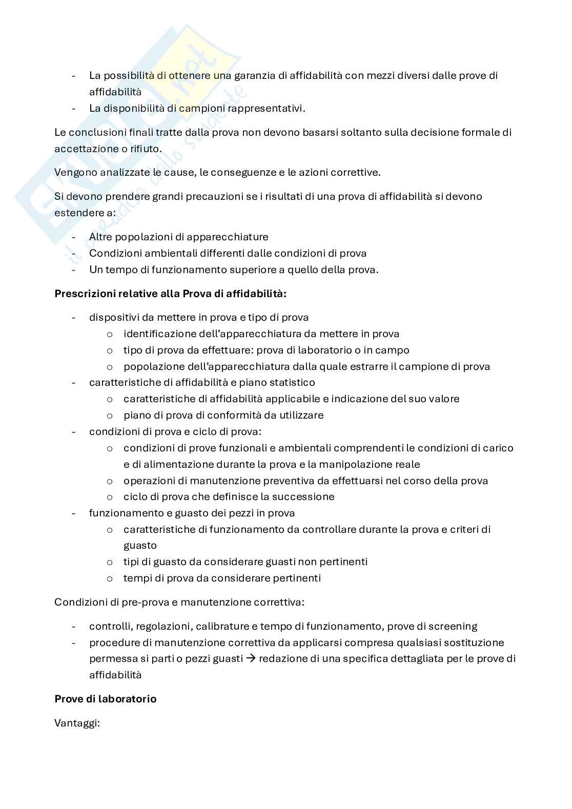 Appunti System reliability, dependability and safety (parte 4, in italiano) Pag. 11