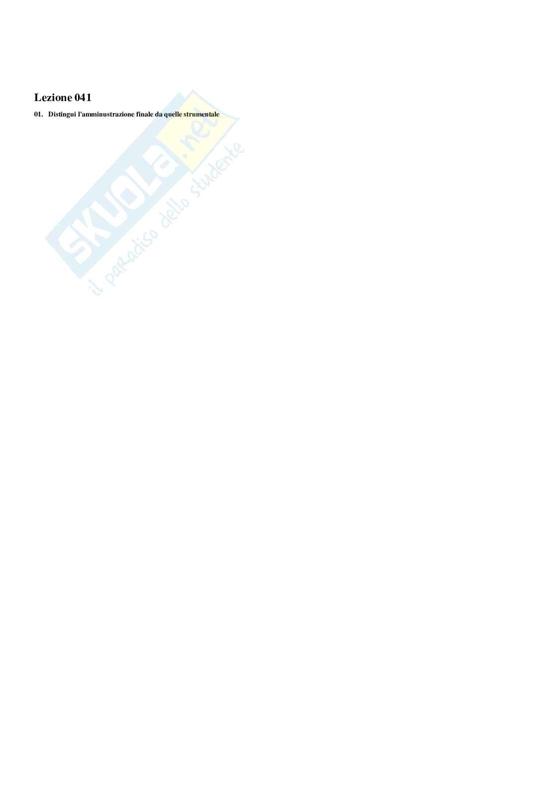 Paniere Diritto amministrativo I (2026) - Risposte multiple corrette Pag. 41