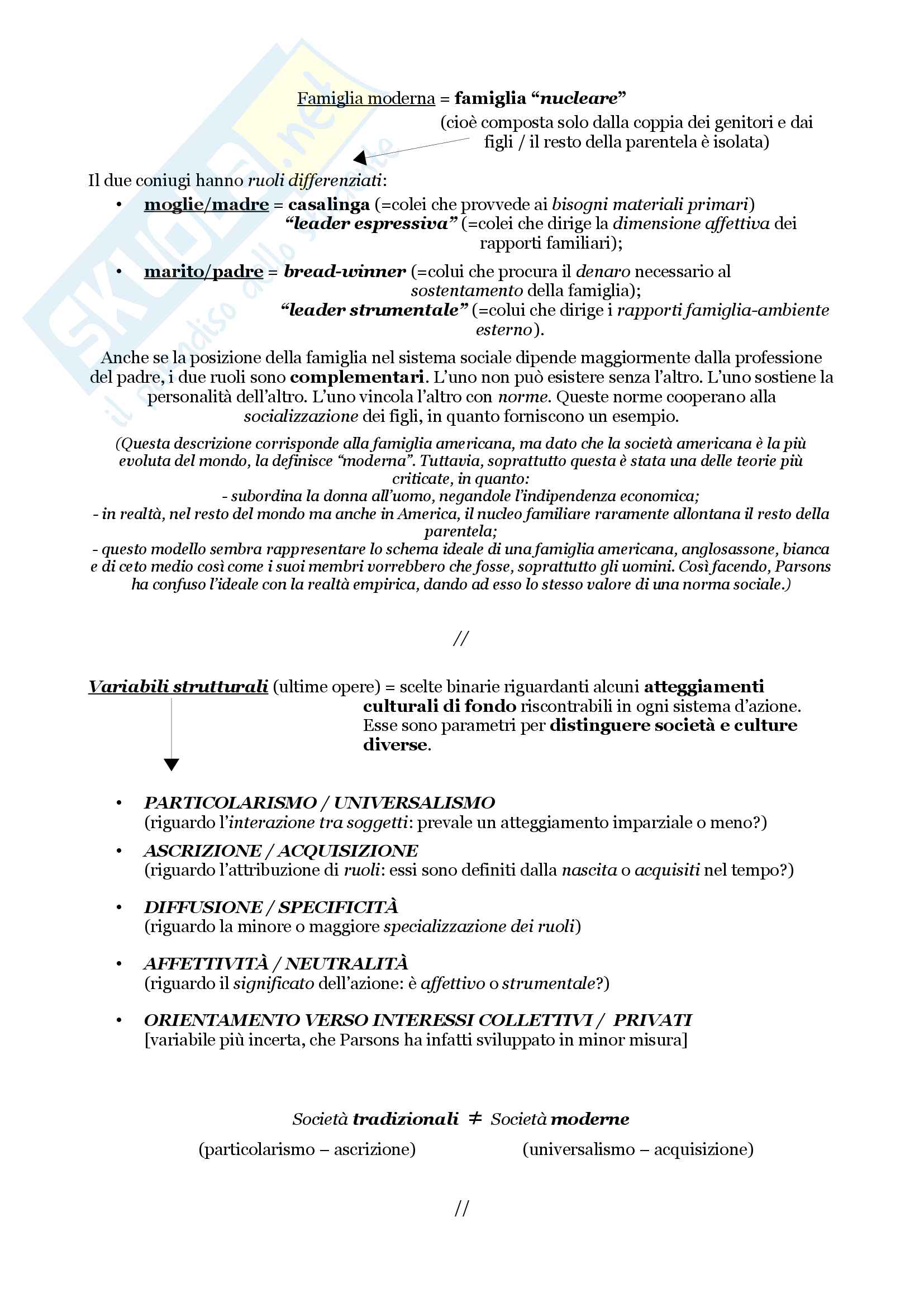 Riassunto esame sociologia, prof. Di Meglio, libro consigliato Il Mondo in questione, Jedlowski Pag. 26