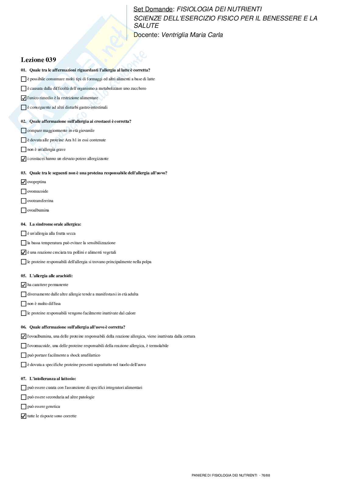Fisiologia dei nutrienti completo Pag. 76