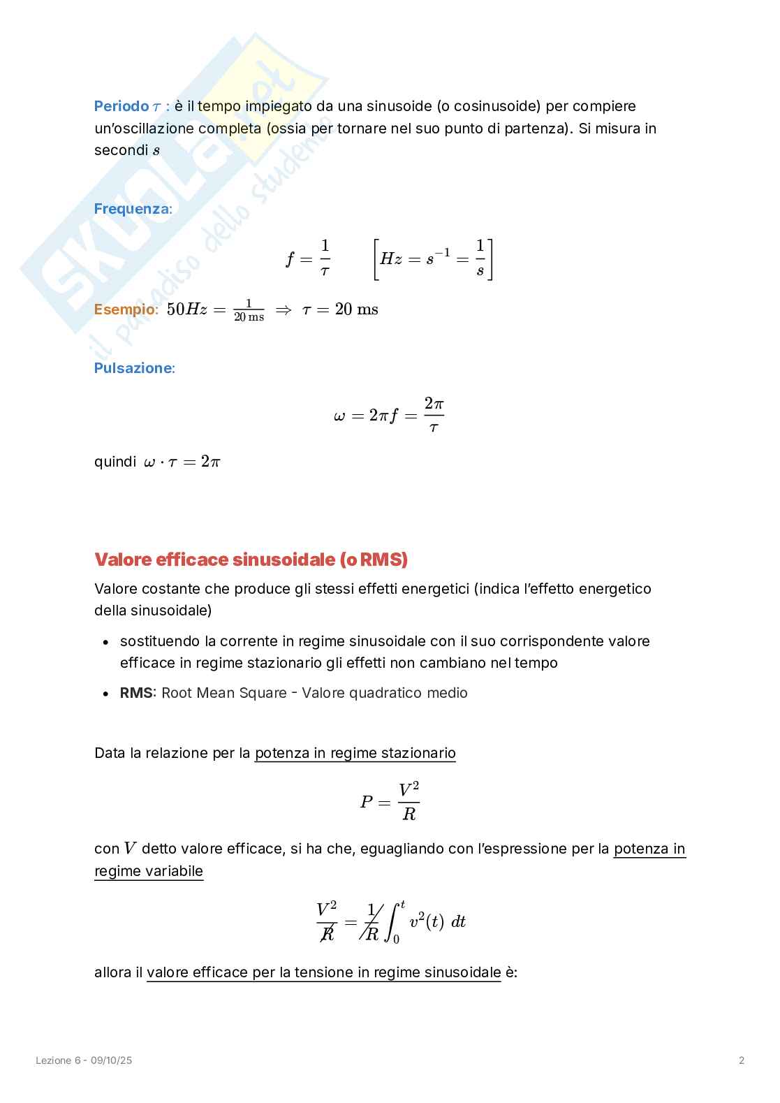 Appunti completi lezioni di Principi di ingegneria elettrica  Pag. 26