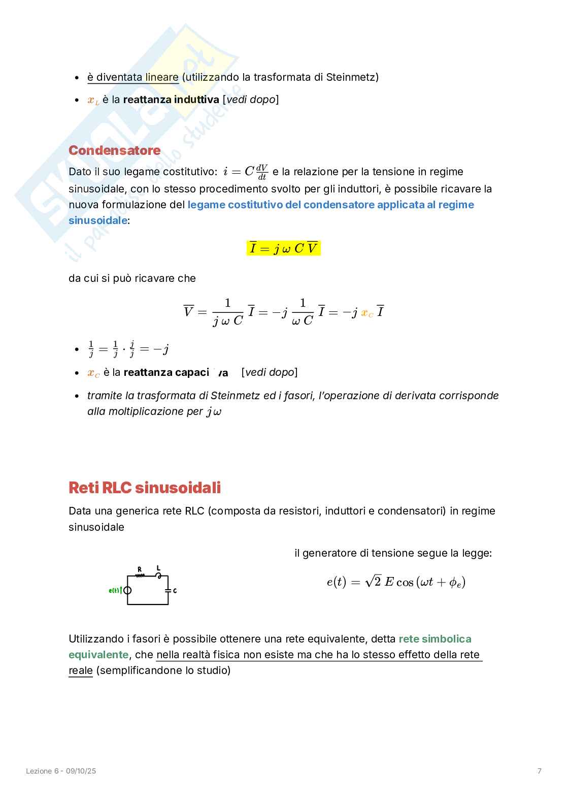 Appunti completi lezioni di Principi di ingegneria elettrica  Pag. 31