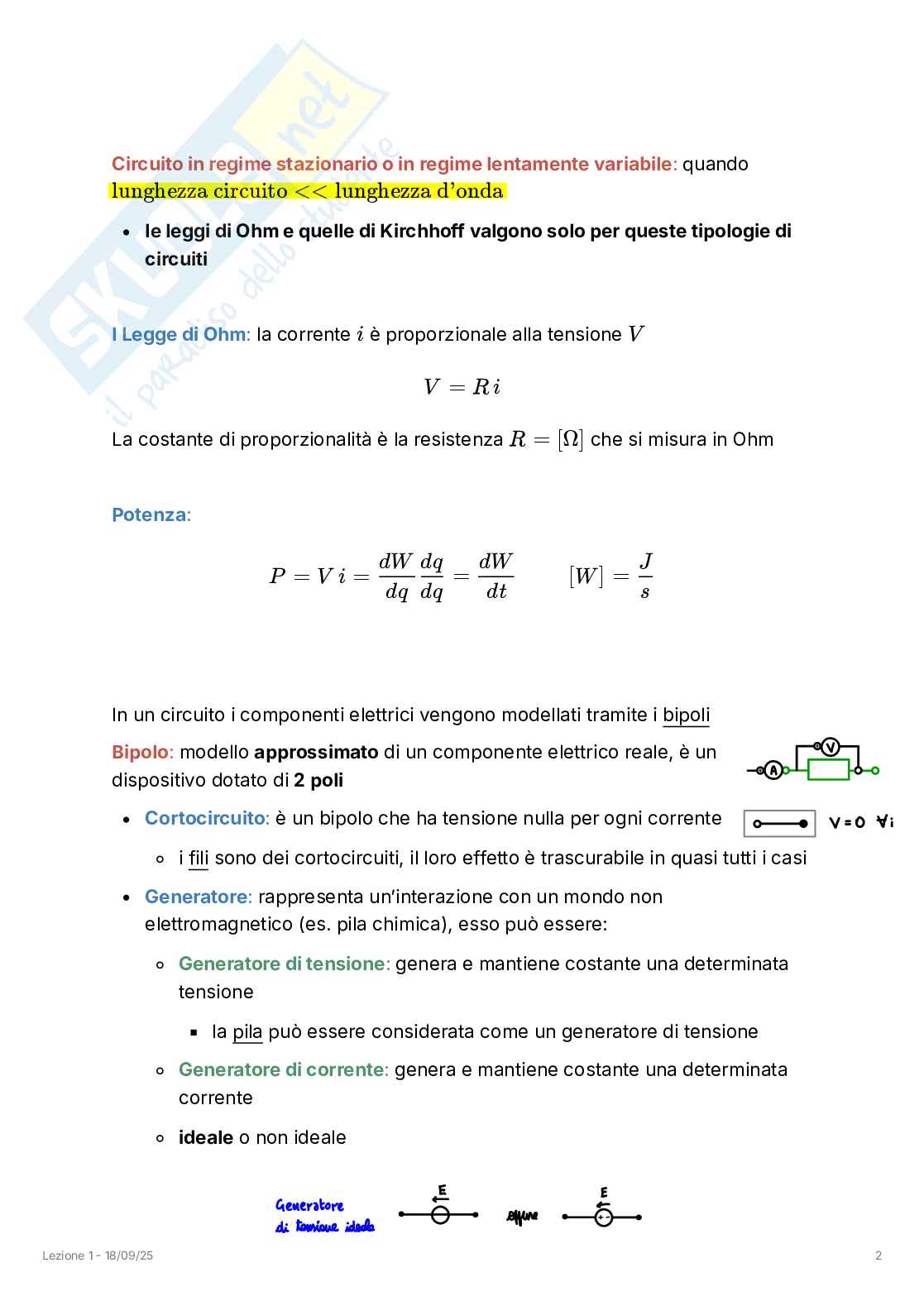 Appunti completi lezioni di Principi di ingegneria elettrica  Pag. 6