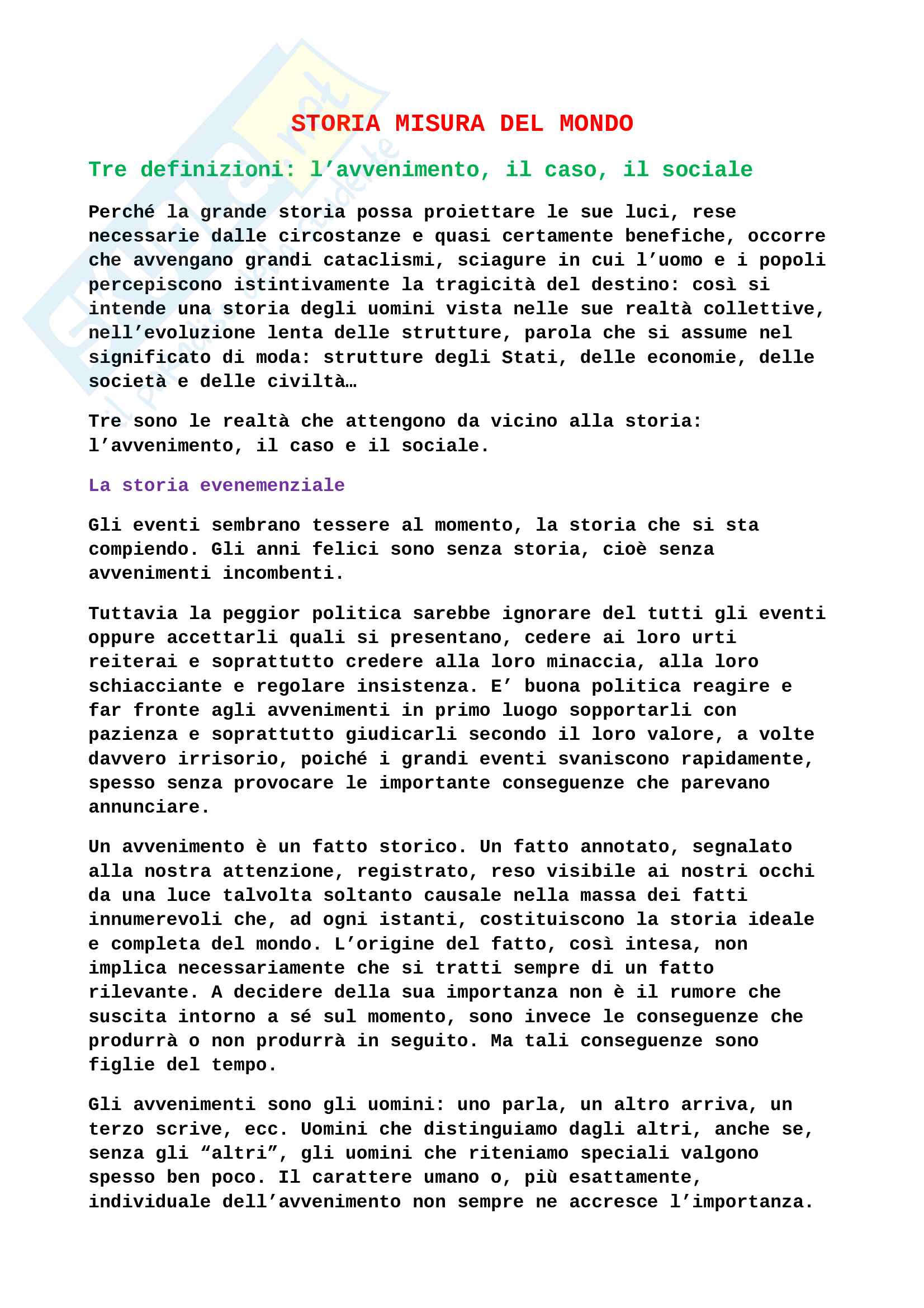 Storia moderna Pag. 1