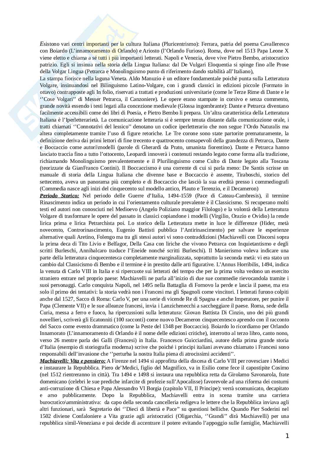 Principe di Machiavelli Pag. 1