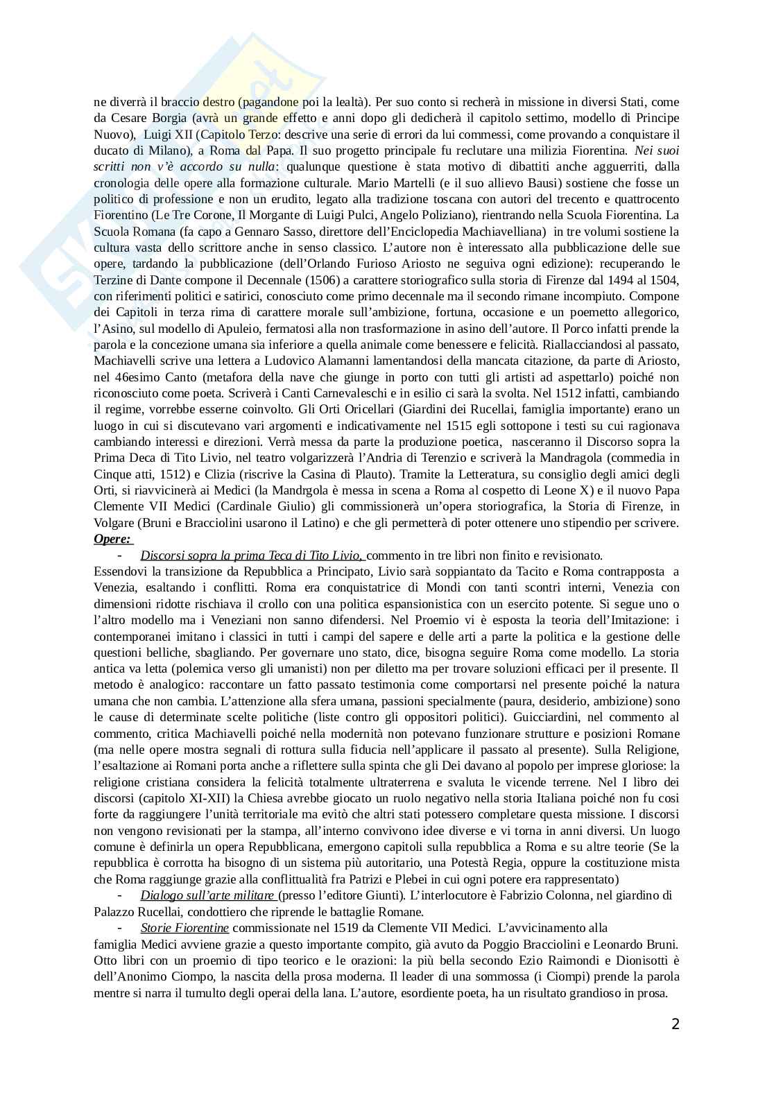 Principe di Machiavelli Pag. 2