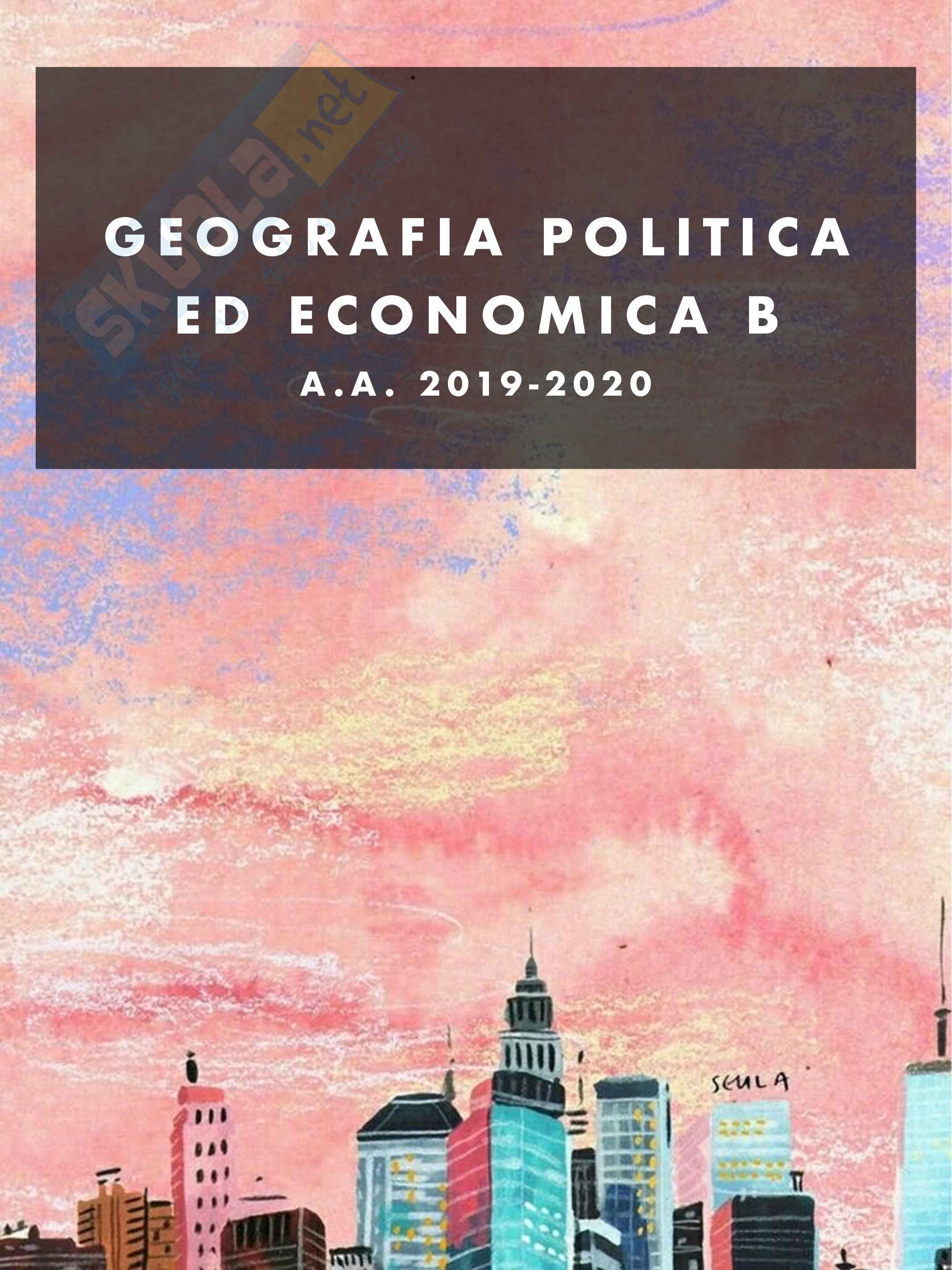 Geografia Politica Ed Economica Quiz