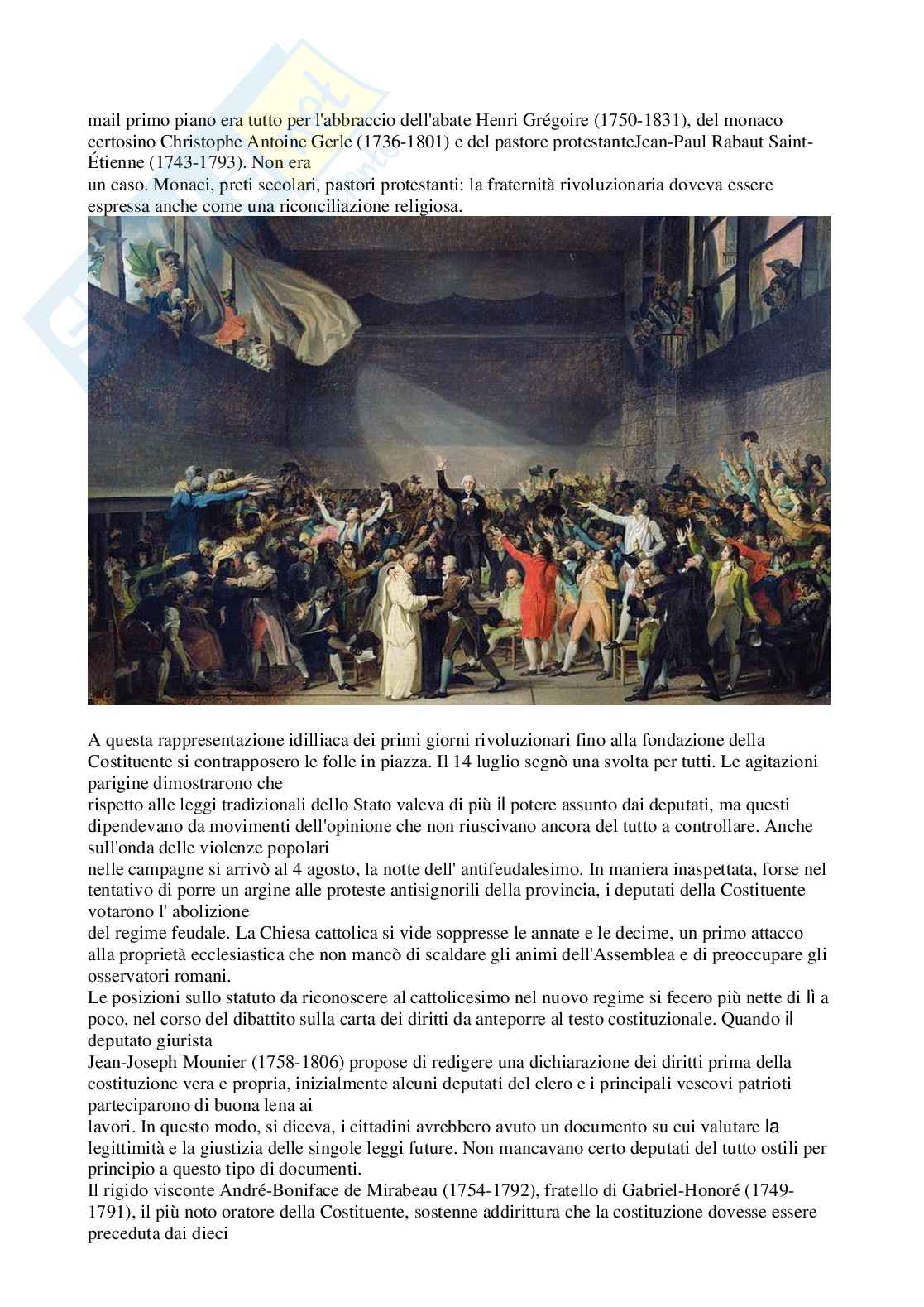 Riassunto esame Storia del cristianesimo dalla riforma alla globalizzione , prof. Vian Giovanni, libro consigliato Storia del cristianesimo, l'età contemporanea (secoli XIX-XXI),  Vian Pag. 6