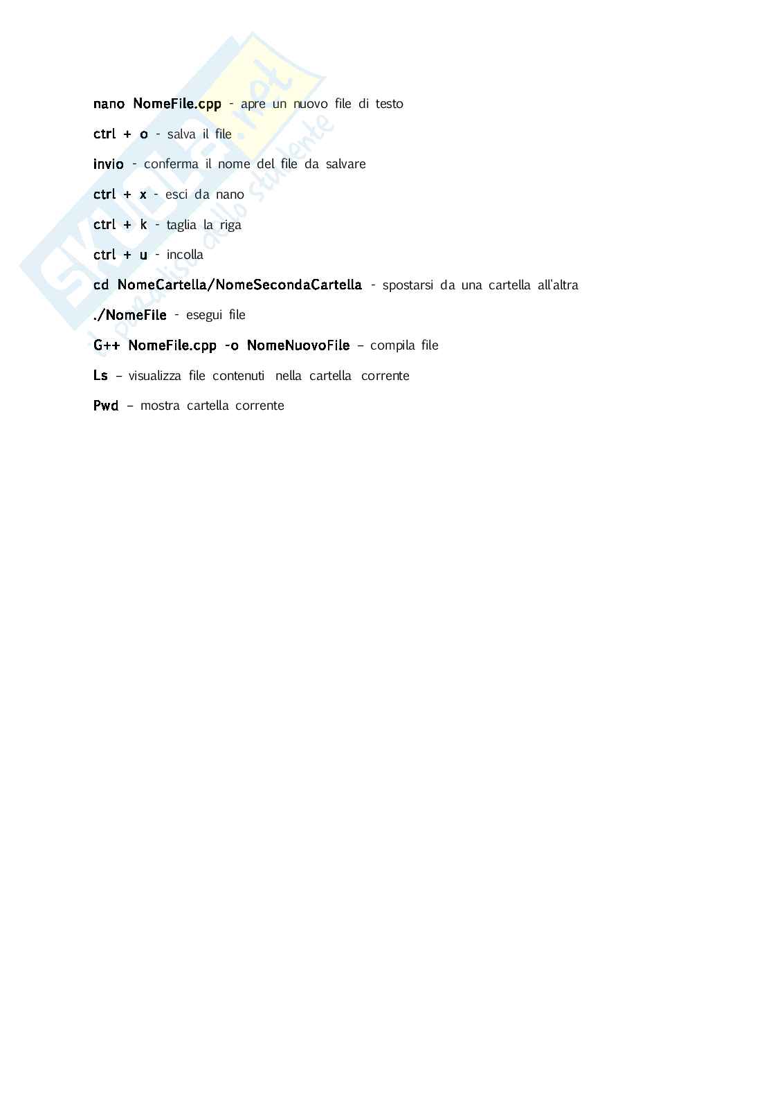 Formulario di Introduzione alla programmazione per programmare in c++ Pag. 1