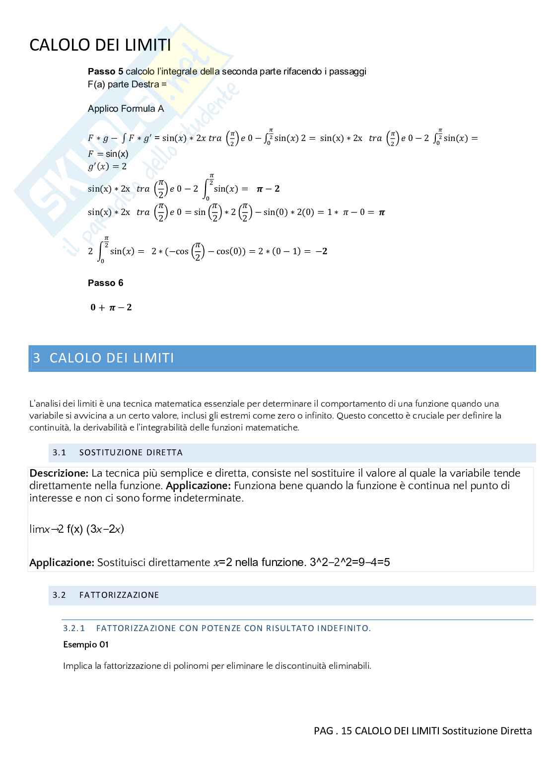 Matematica 1 - Modulo Guida generale Pag. 16