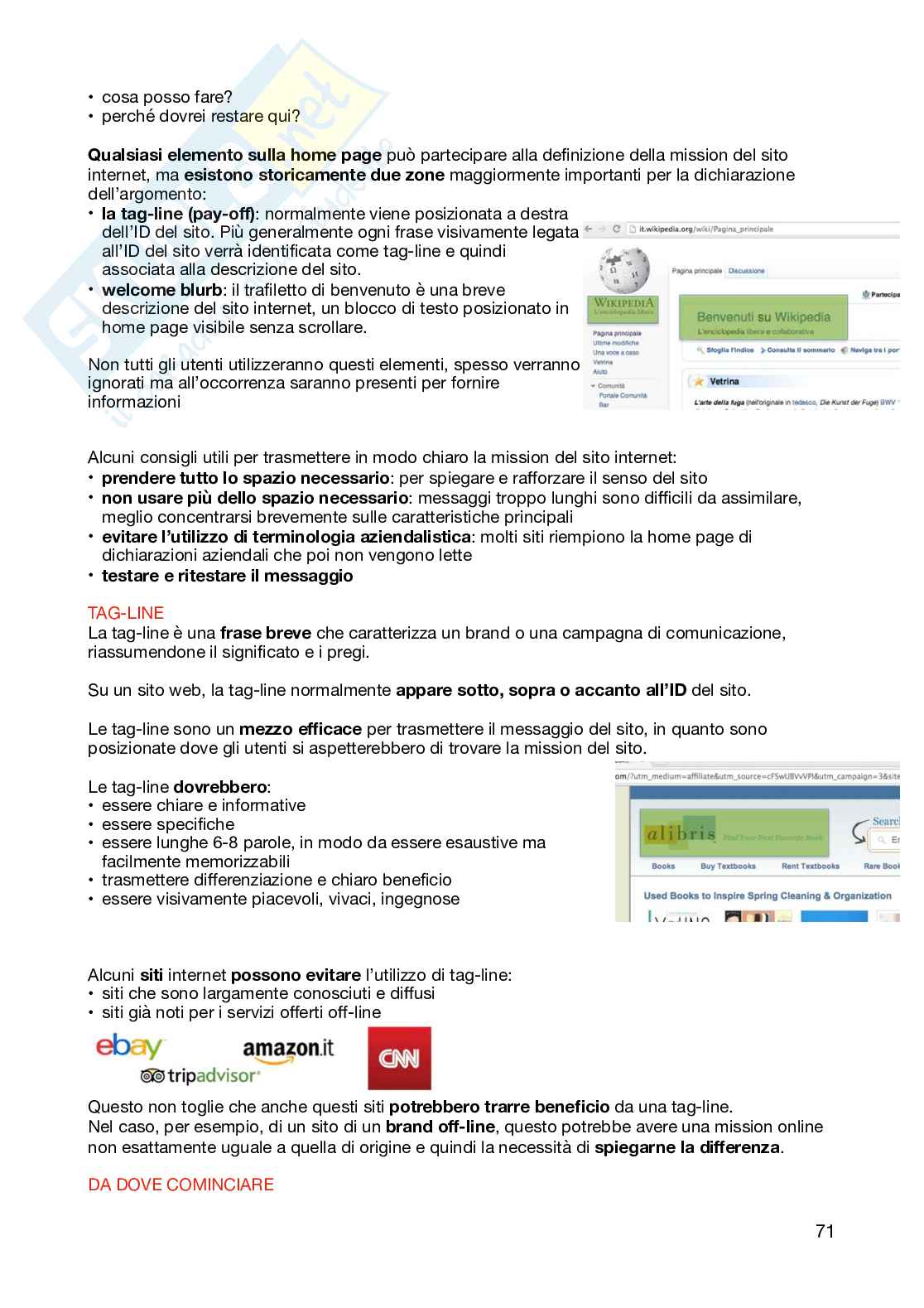 Appunti per l'esame di Web design e identità dinamica Pag. 71