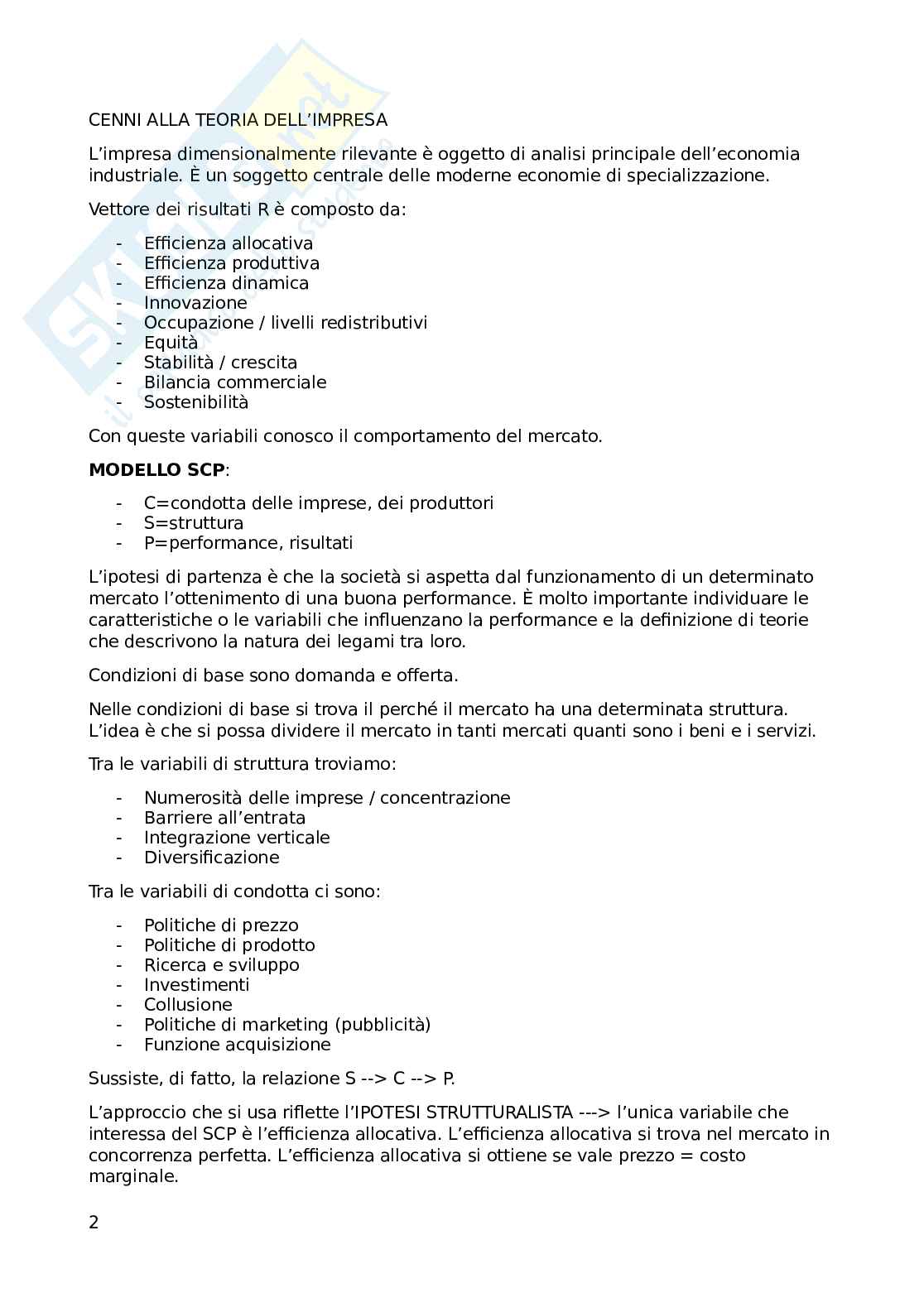 Economia industriale Pag. 2