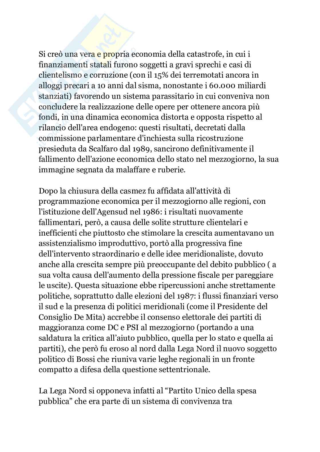 Storia contemporanea - Questione meridionale Pag. 16