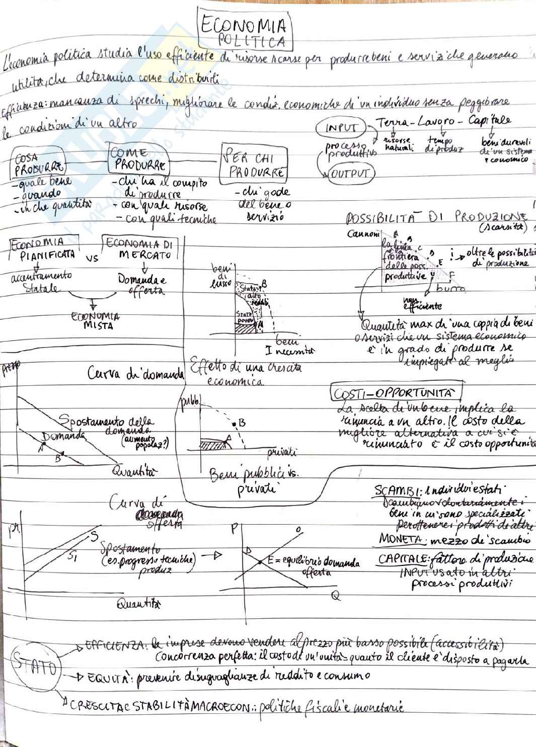 Appunti Economia politica + Flashcards Pag. 2