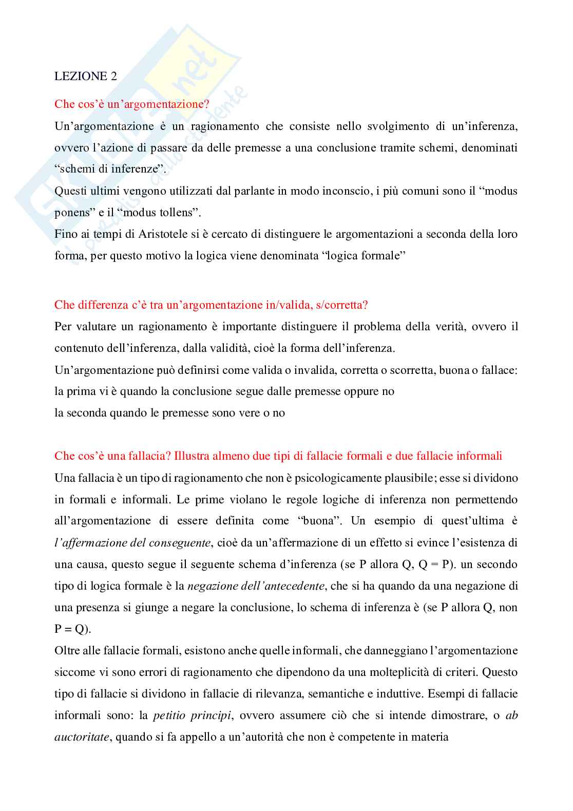 Teoria dei linguaggi Pag. 1