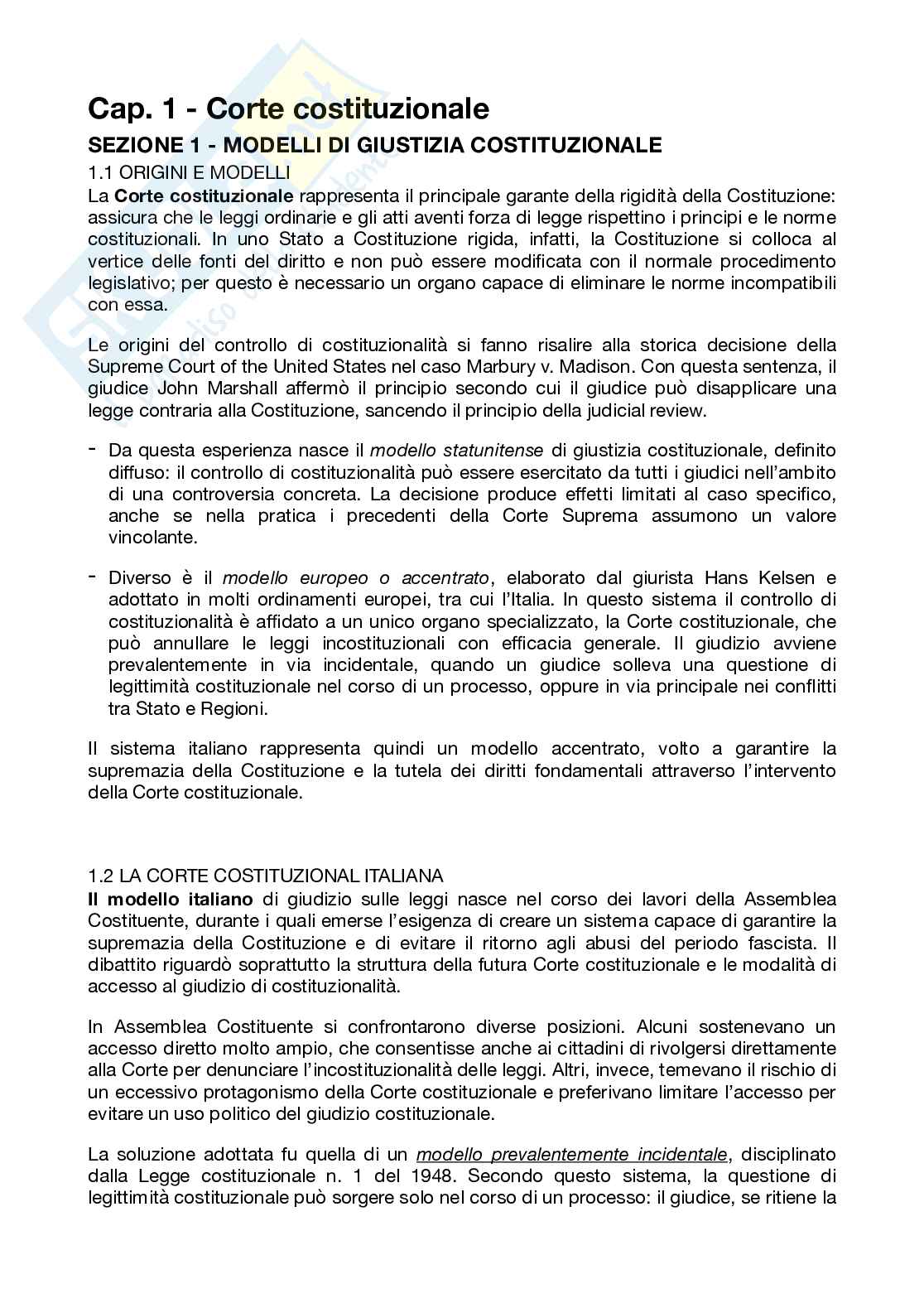 Corte Costituzionale  Pag. 1