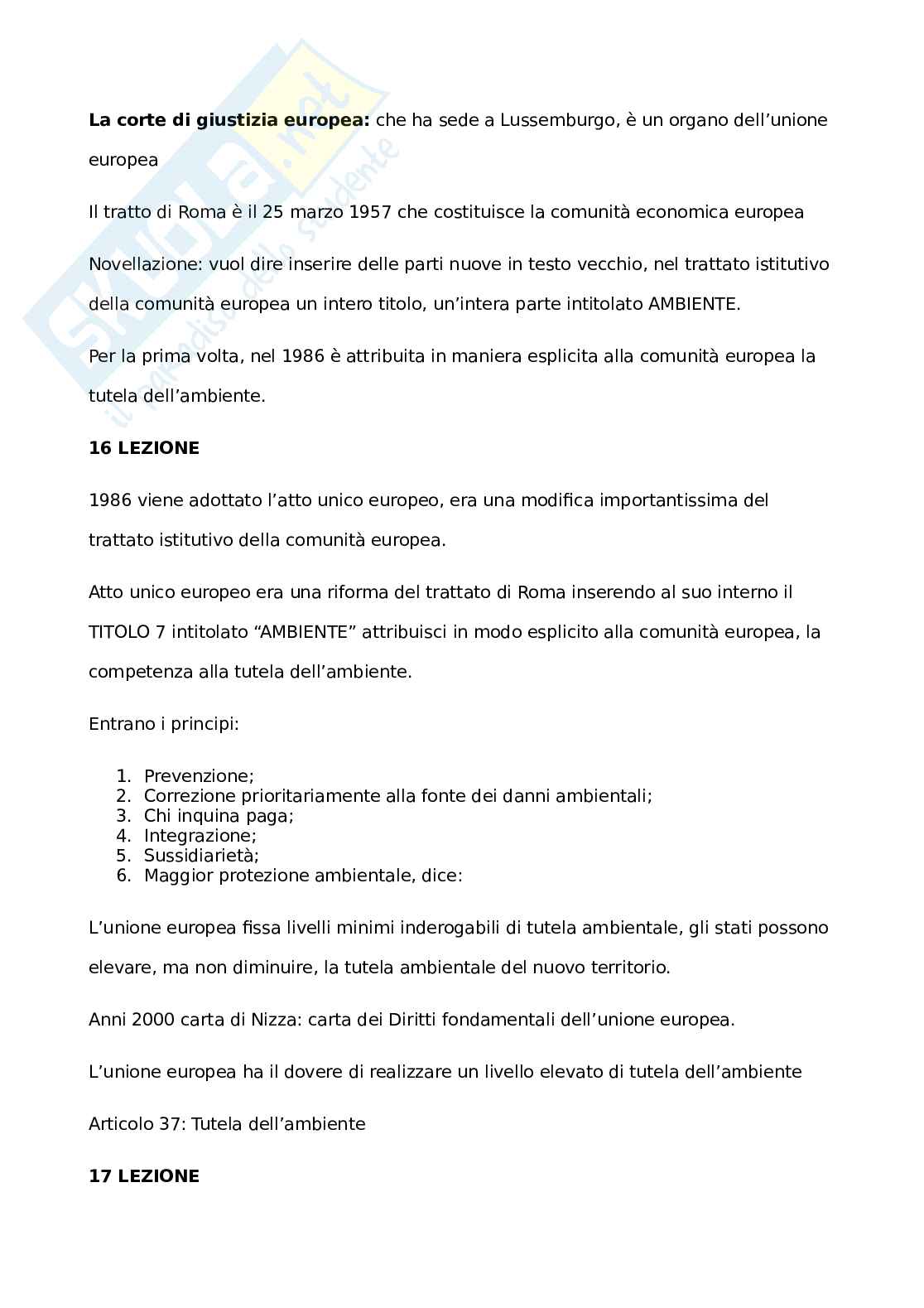 Diritto dello sviluppo sostenibile Pag. 16