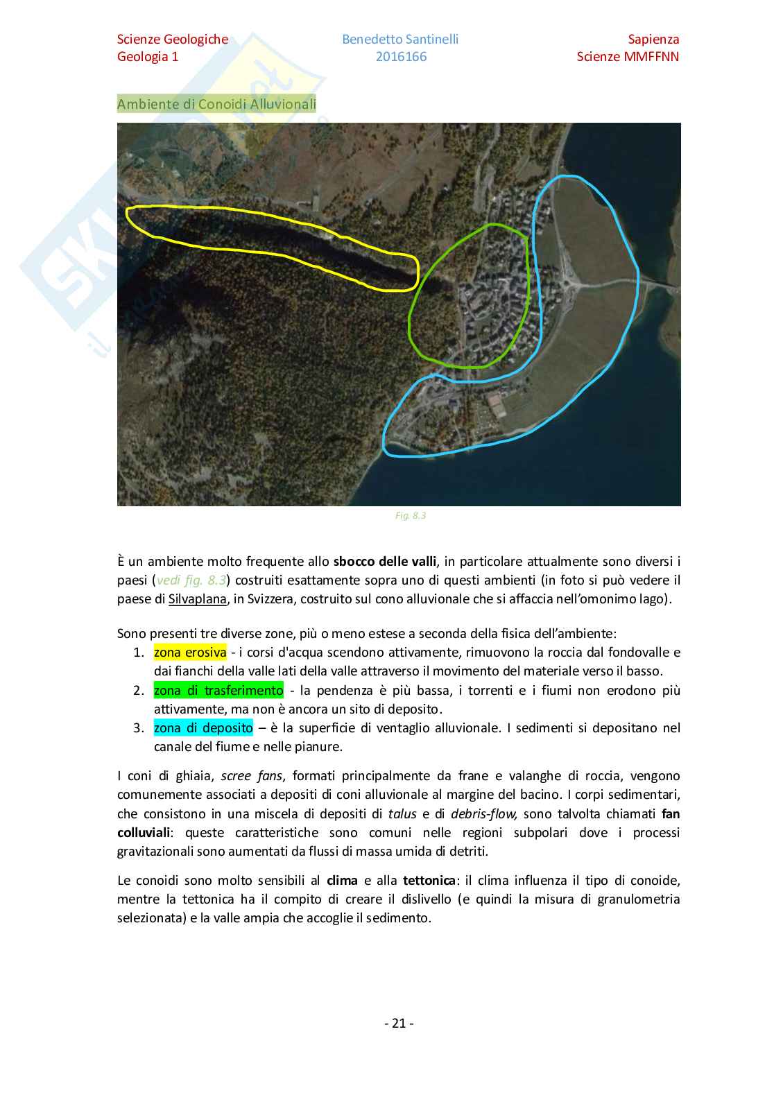 Geologia 1 - stratigrafia e ambienti sedimentari Pag. 21