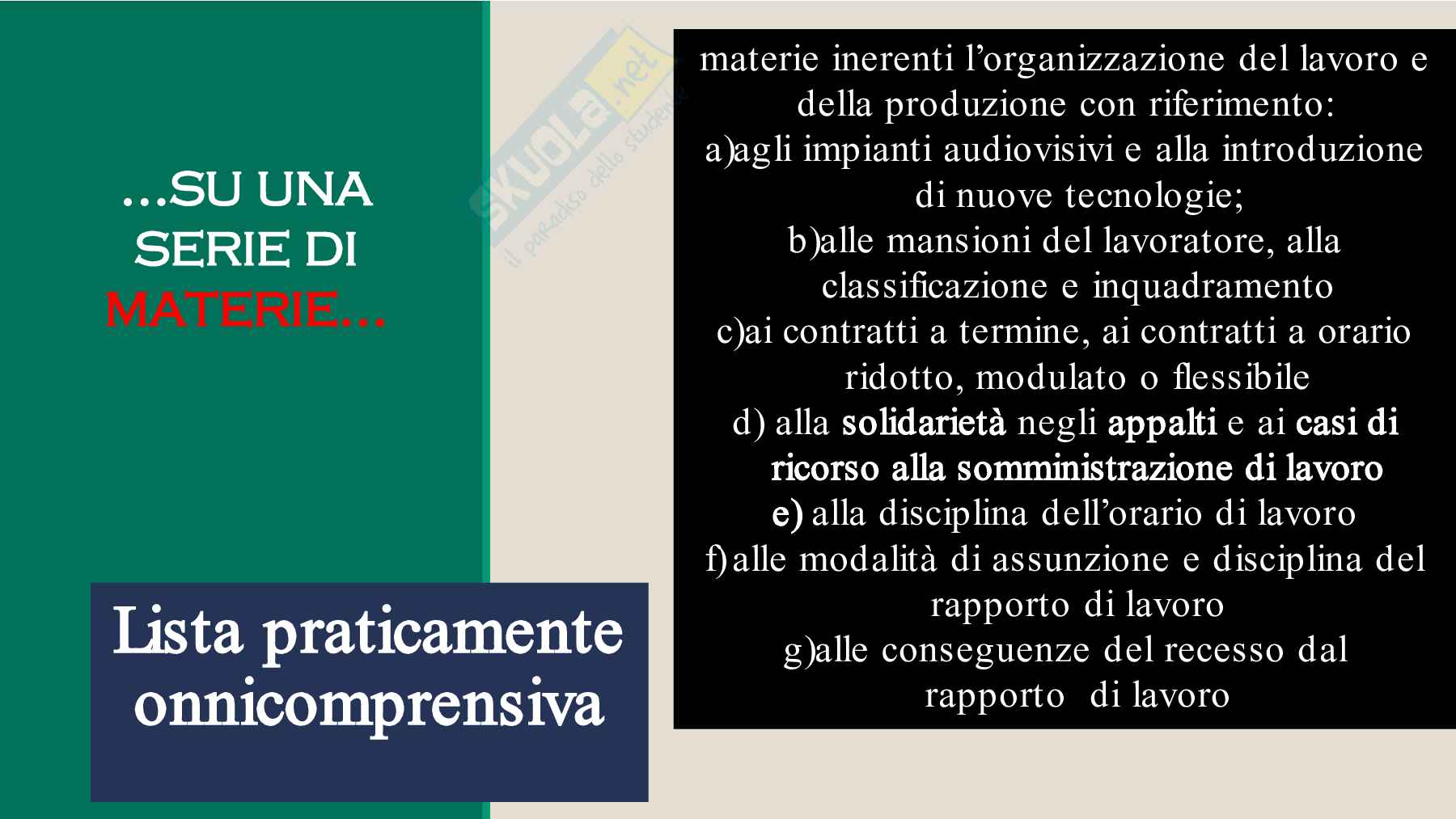 Contrattazione collettiva  Pag. 81