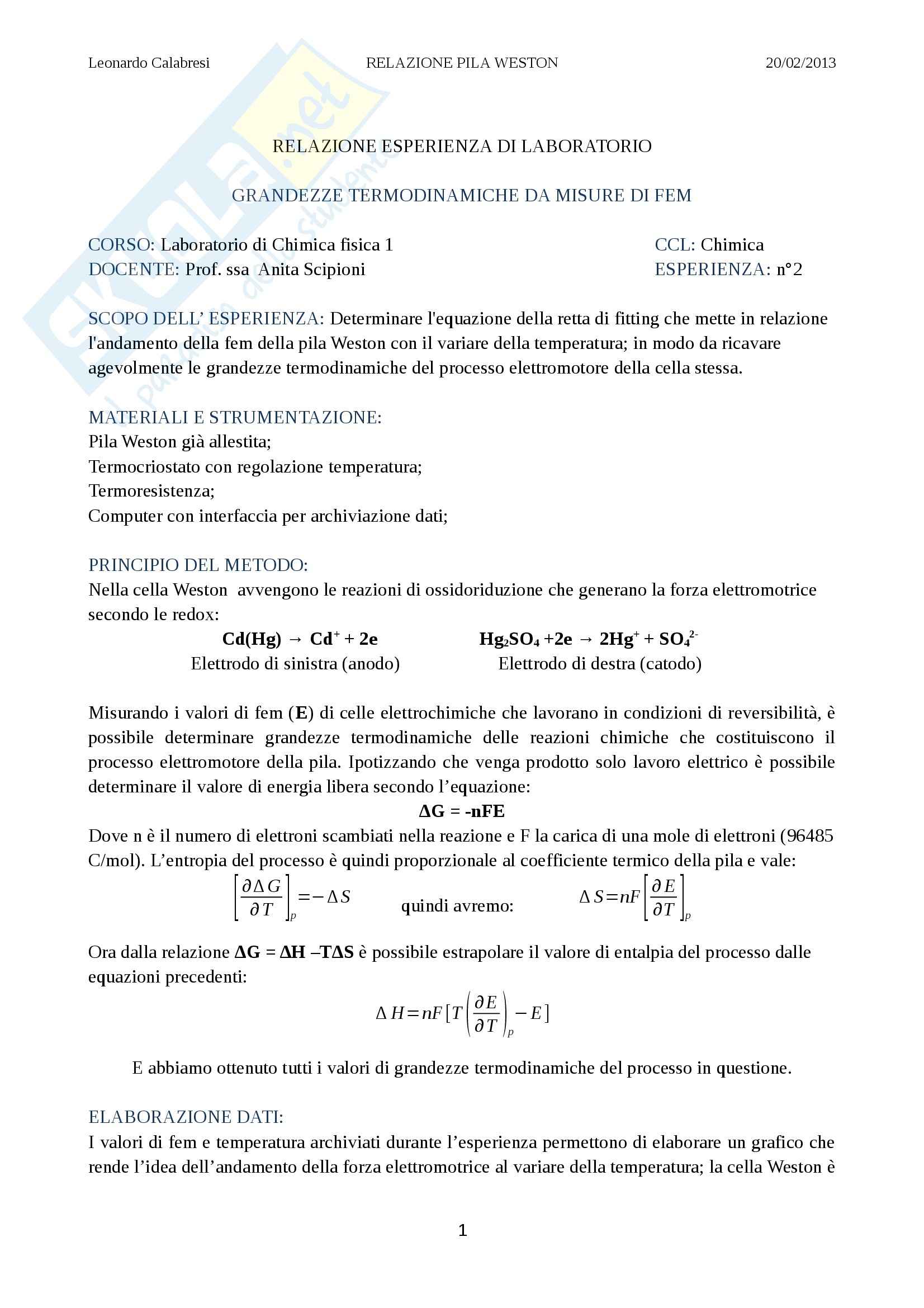 Come Fare Una Relazione Di Fisica