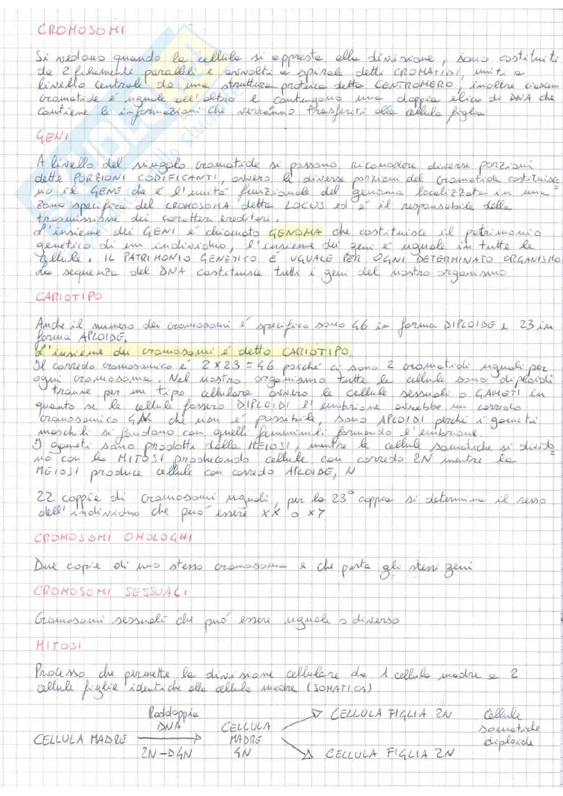 Basi della biologia Pag. 11