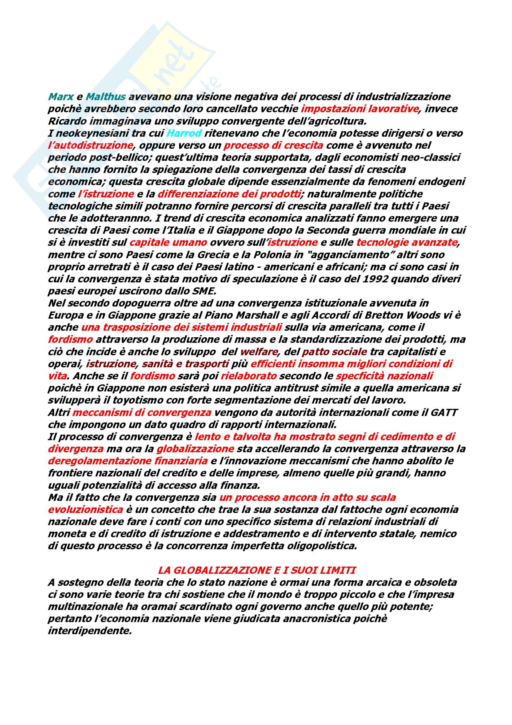 Riassunto esame Economia Politica, prof. Martucci, libro consigliato Elementi di Economia Politica, Palmerio Pag. 31
