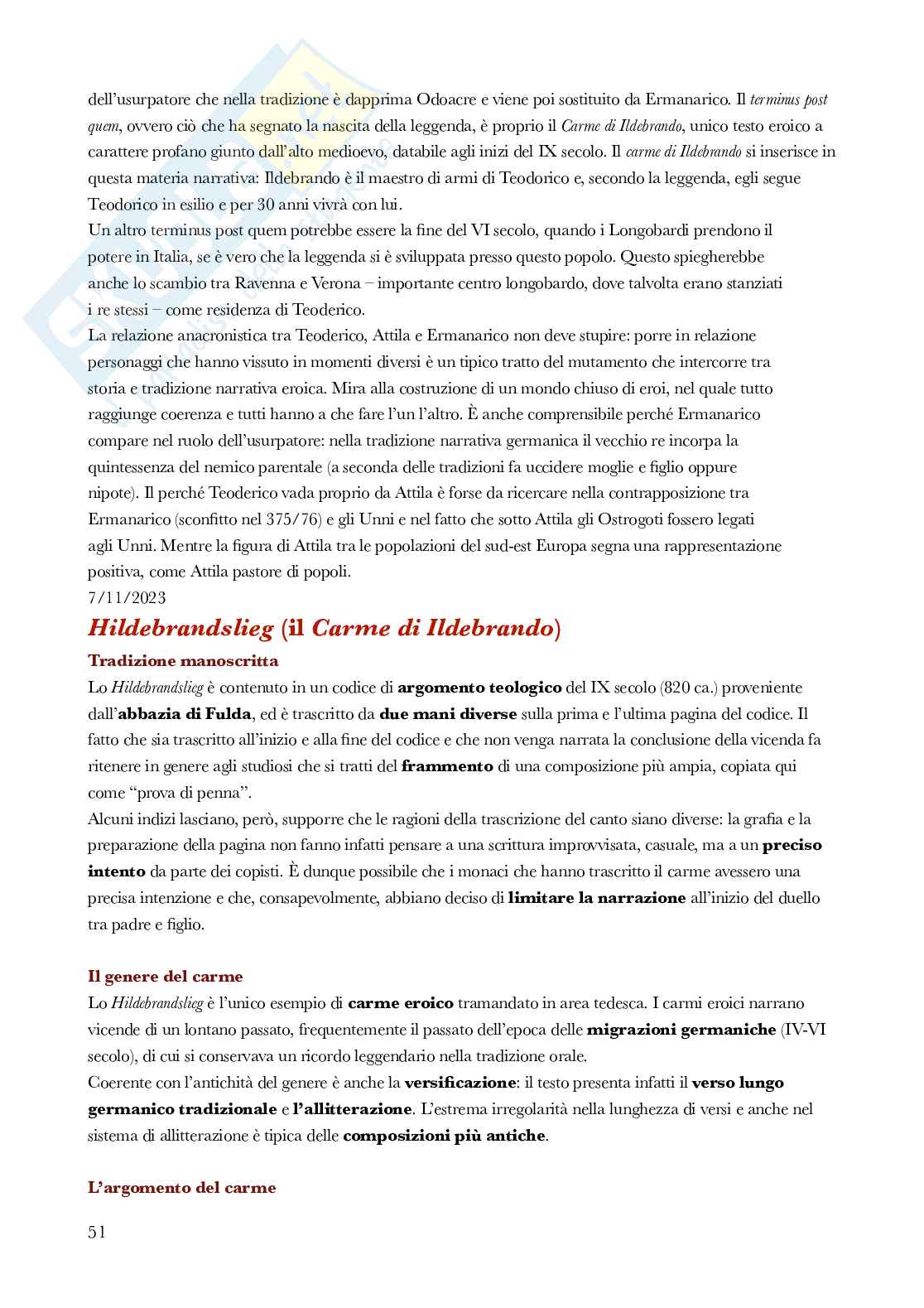 Appunti completi di Filologia germanica Pag. 51