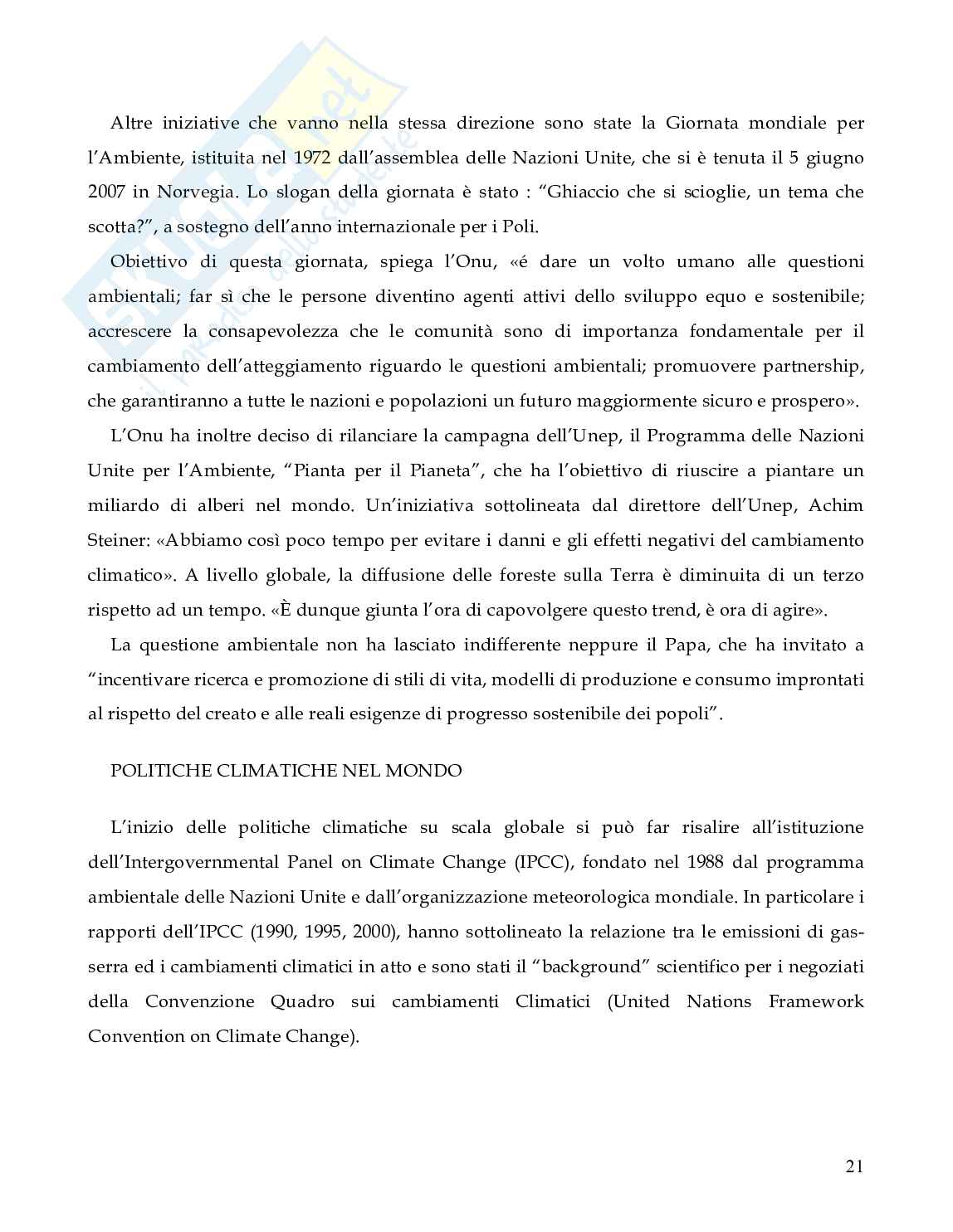 Surriscaldamento globale, la collisione tra la nostra civiltà e la terra Pag. 21