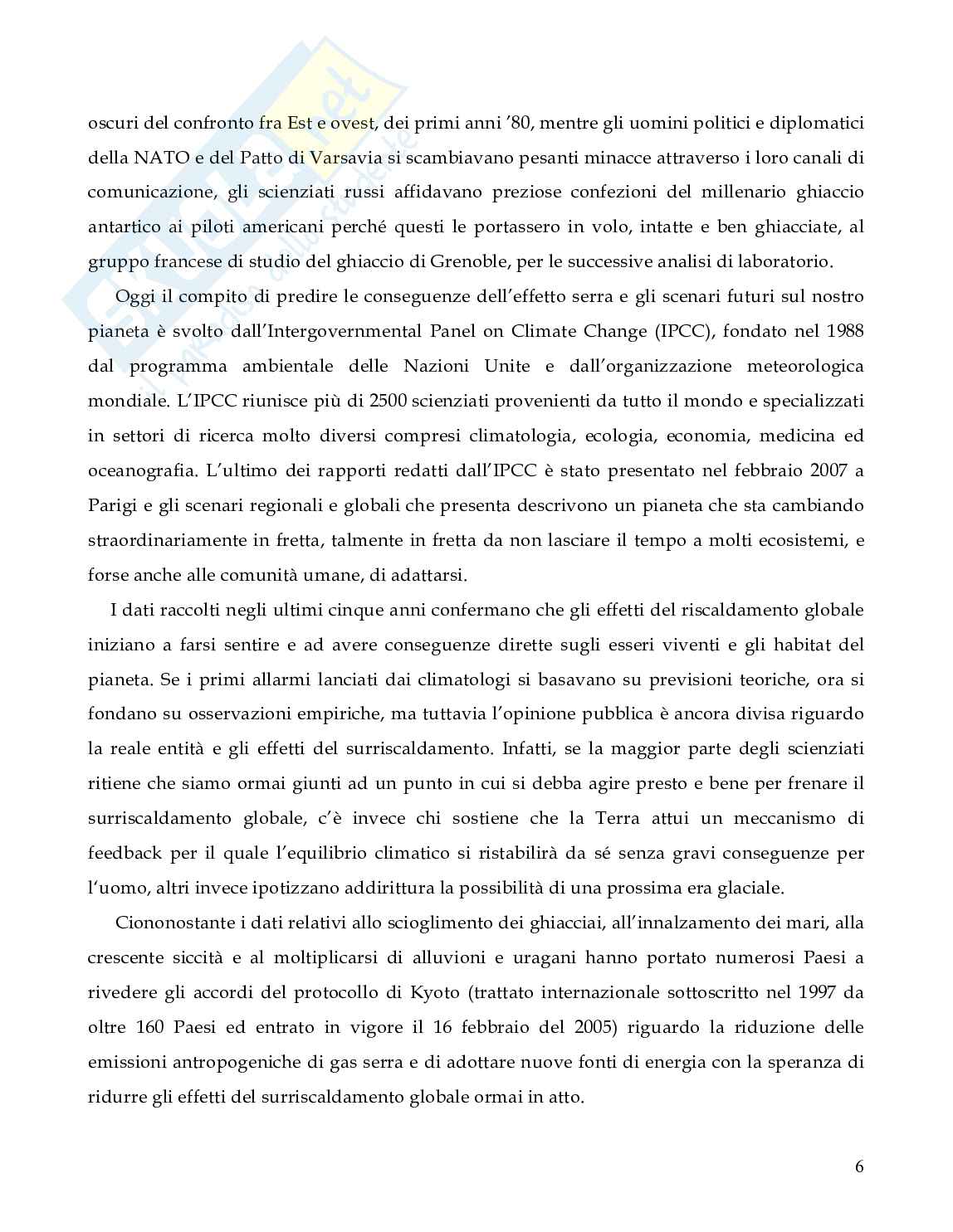 Surriscaldamento globale, la collisione tra la nostra civiltà e la terra Pag. 6