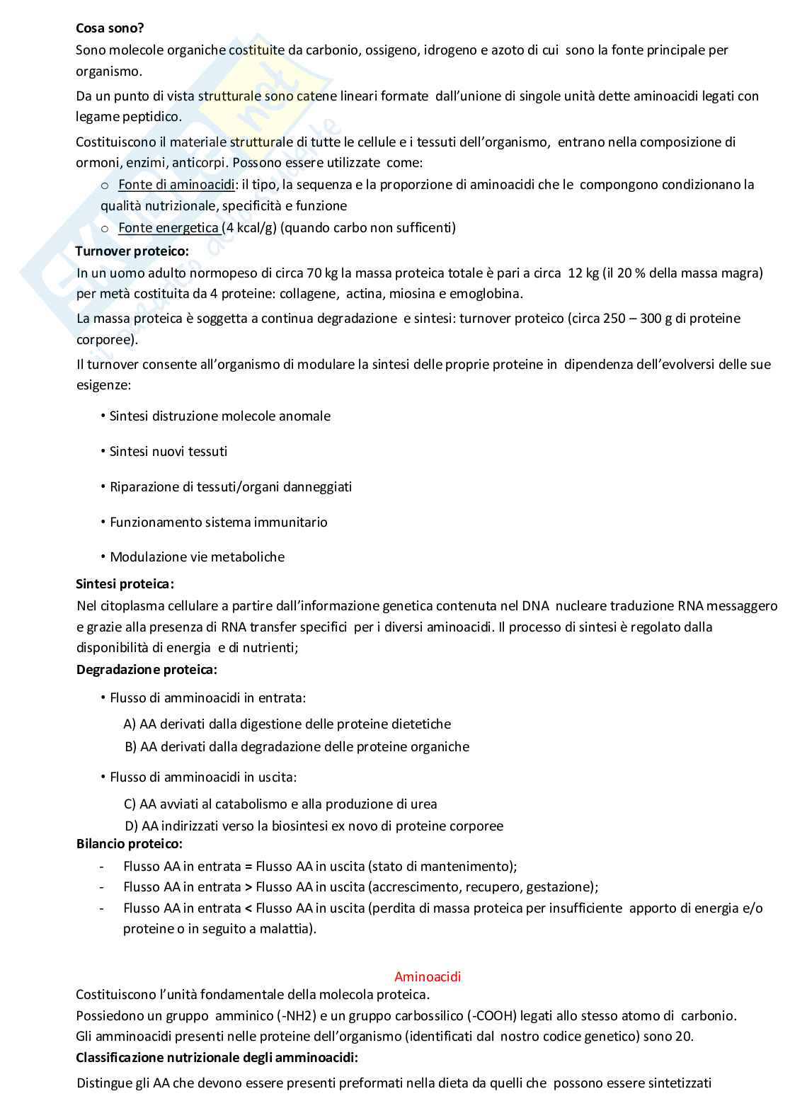 Appunti per esame di Nutrizione  Pag. 11