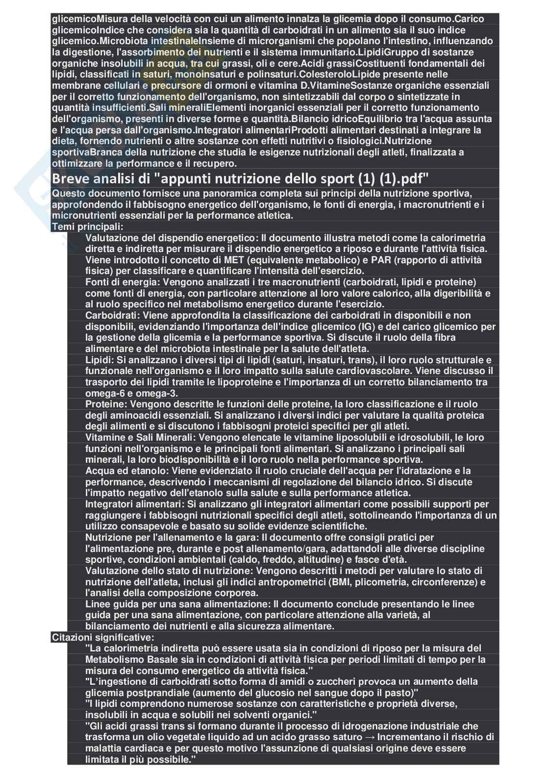 Appunti per esame di Nutrizione  Pag. 2